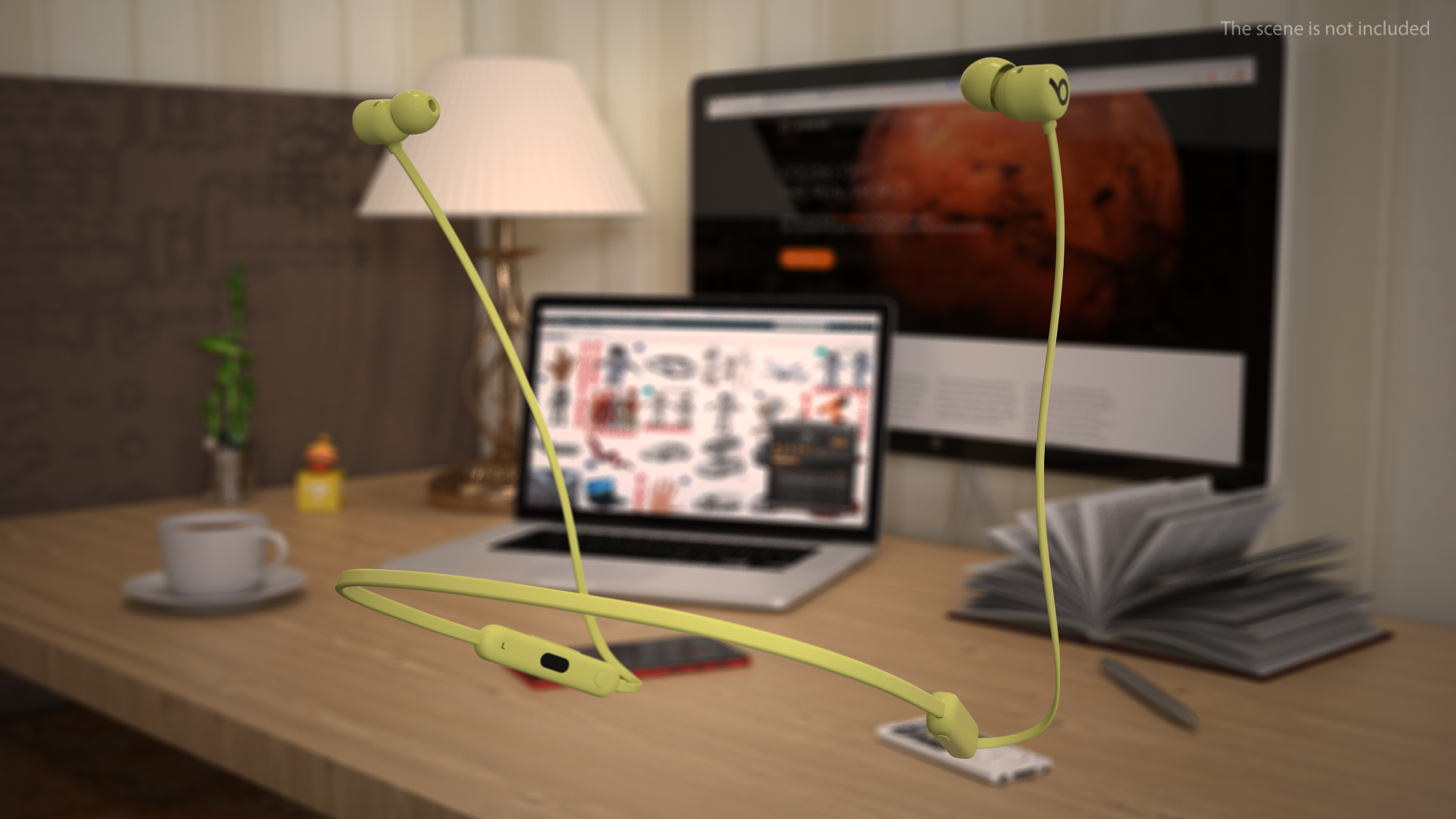 3D Beats Flex Wireless Earphones Yuzu Yellow