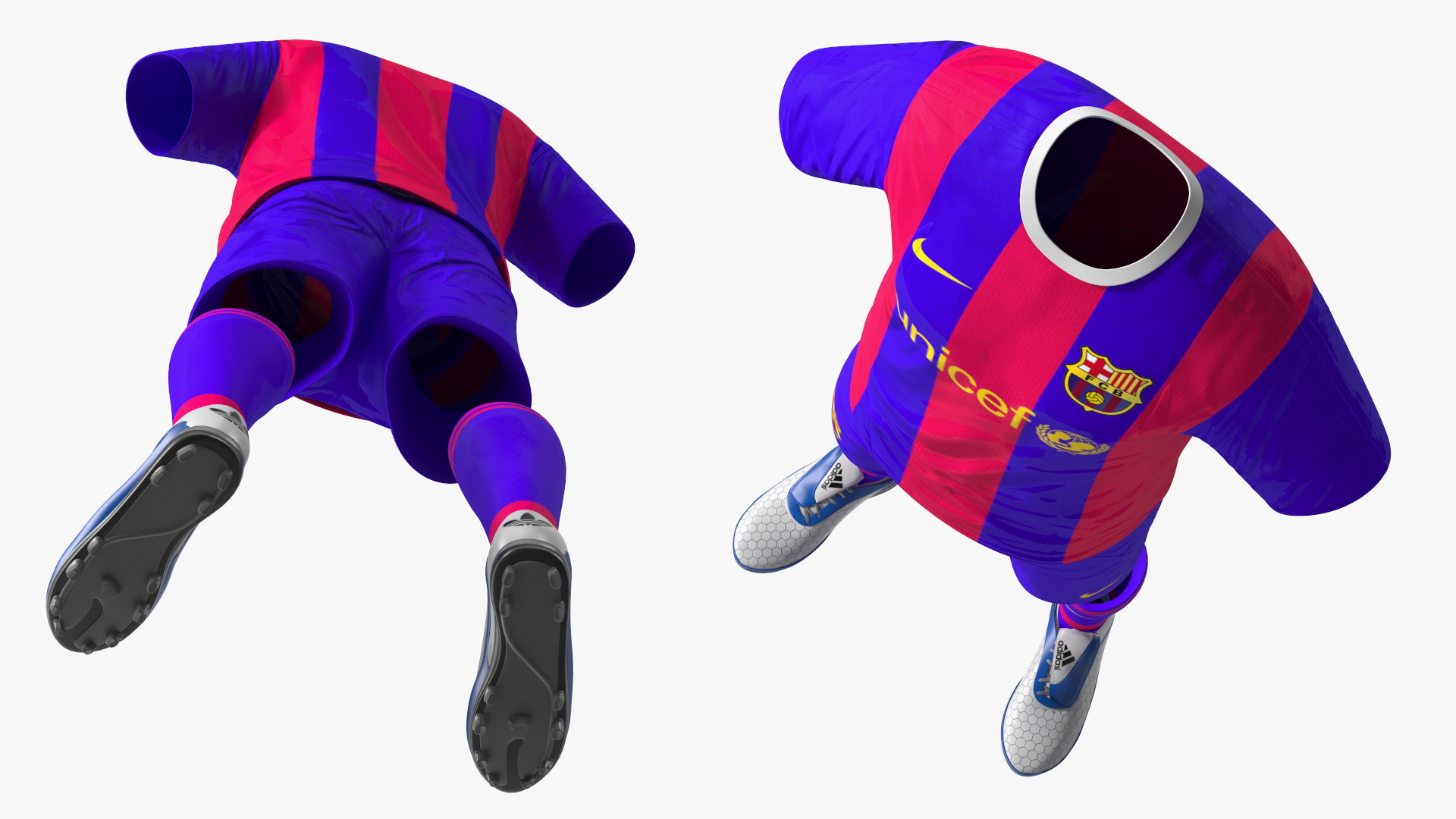 Soccer Clothes Barcelona 3D model