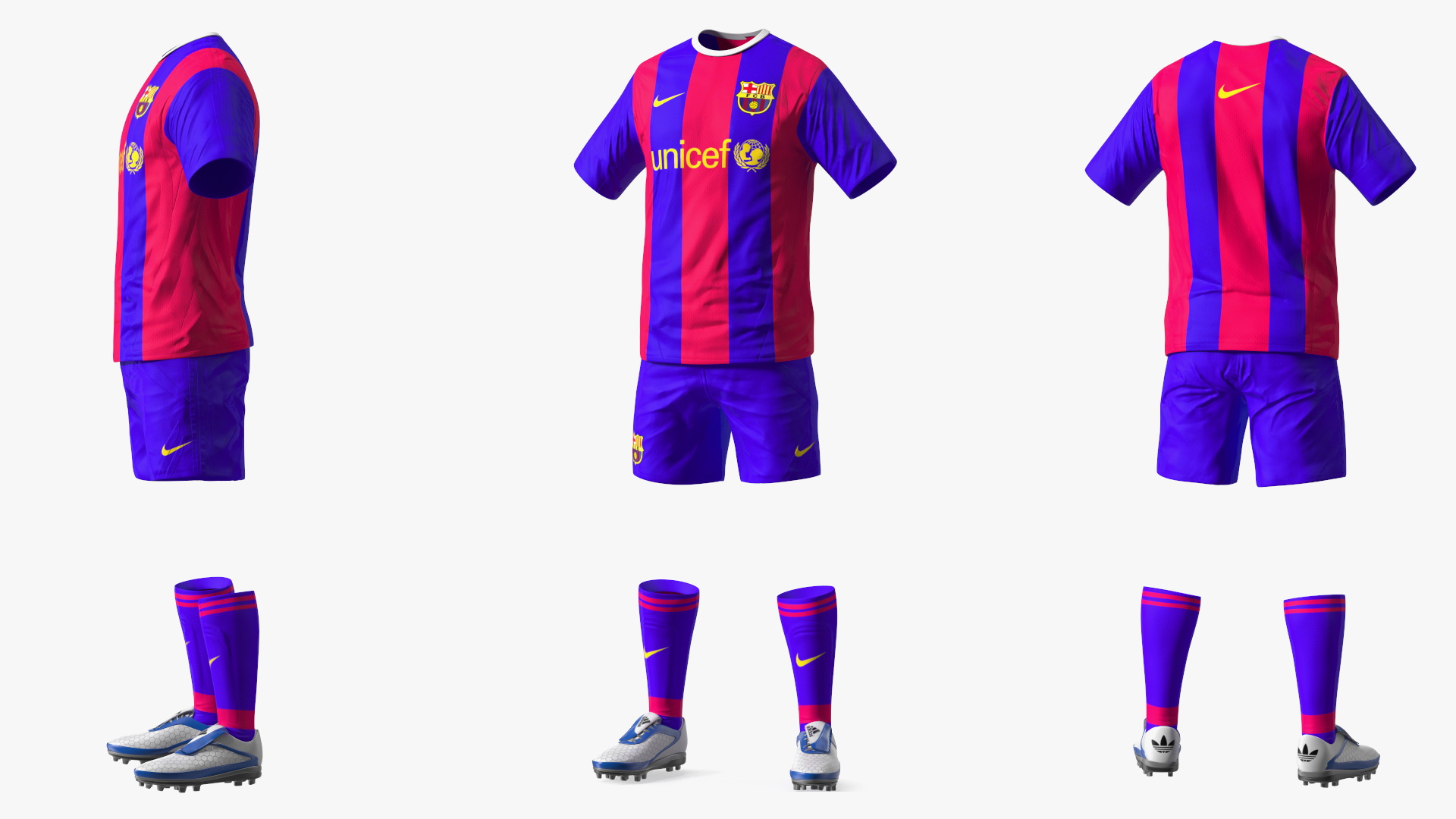 Soccer Clothes Barcelona 3D model