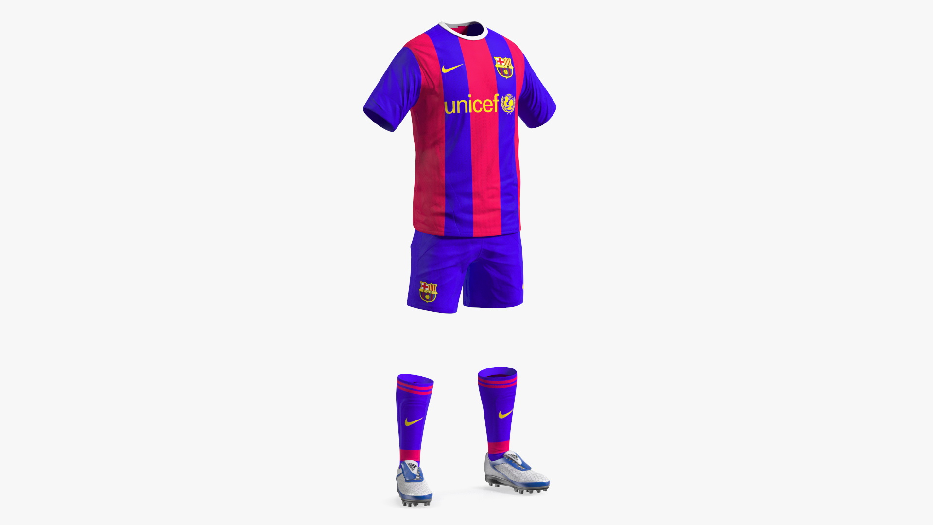 Soccer Clothes Barcelona 3D model