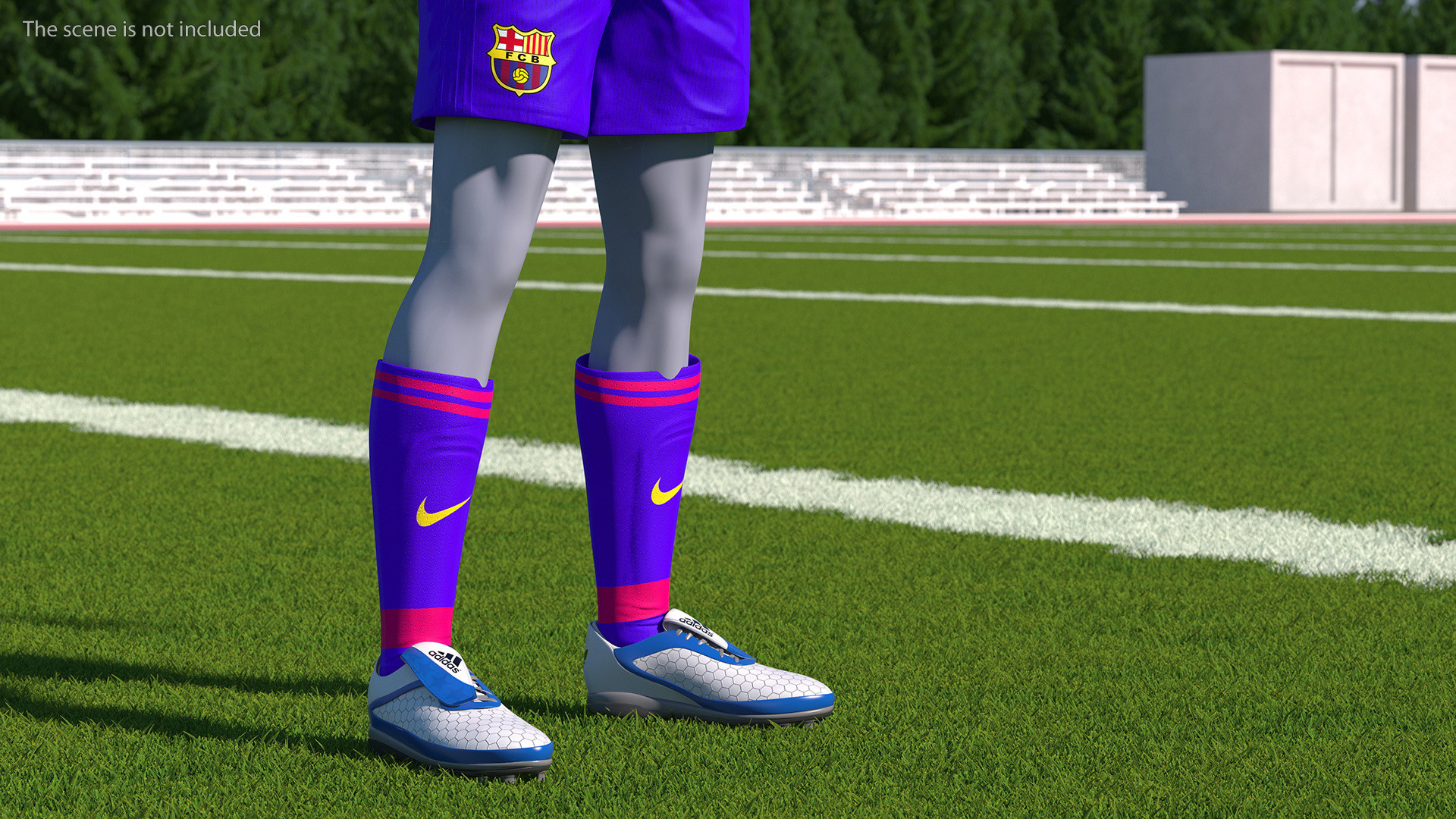 Soccer Clothes Barcelona 3D model