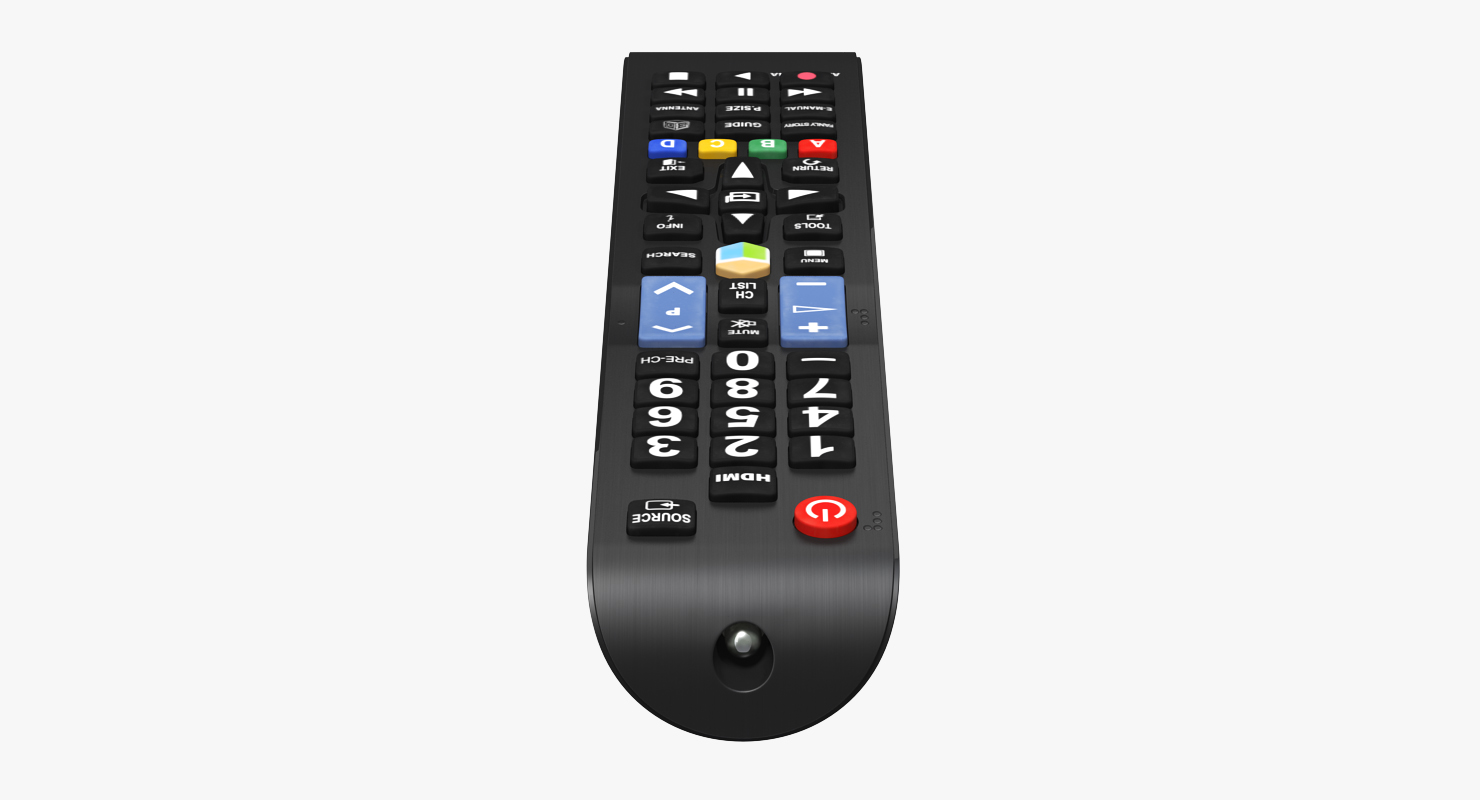 3D model Samsung TV Remote Control