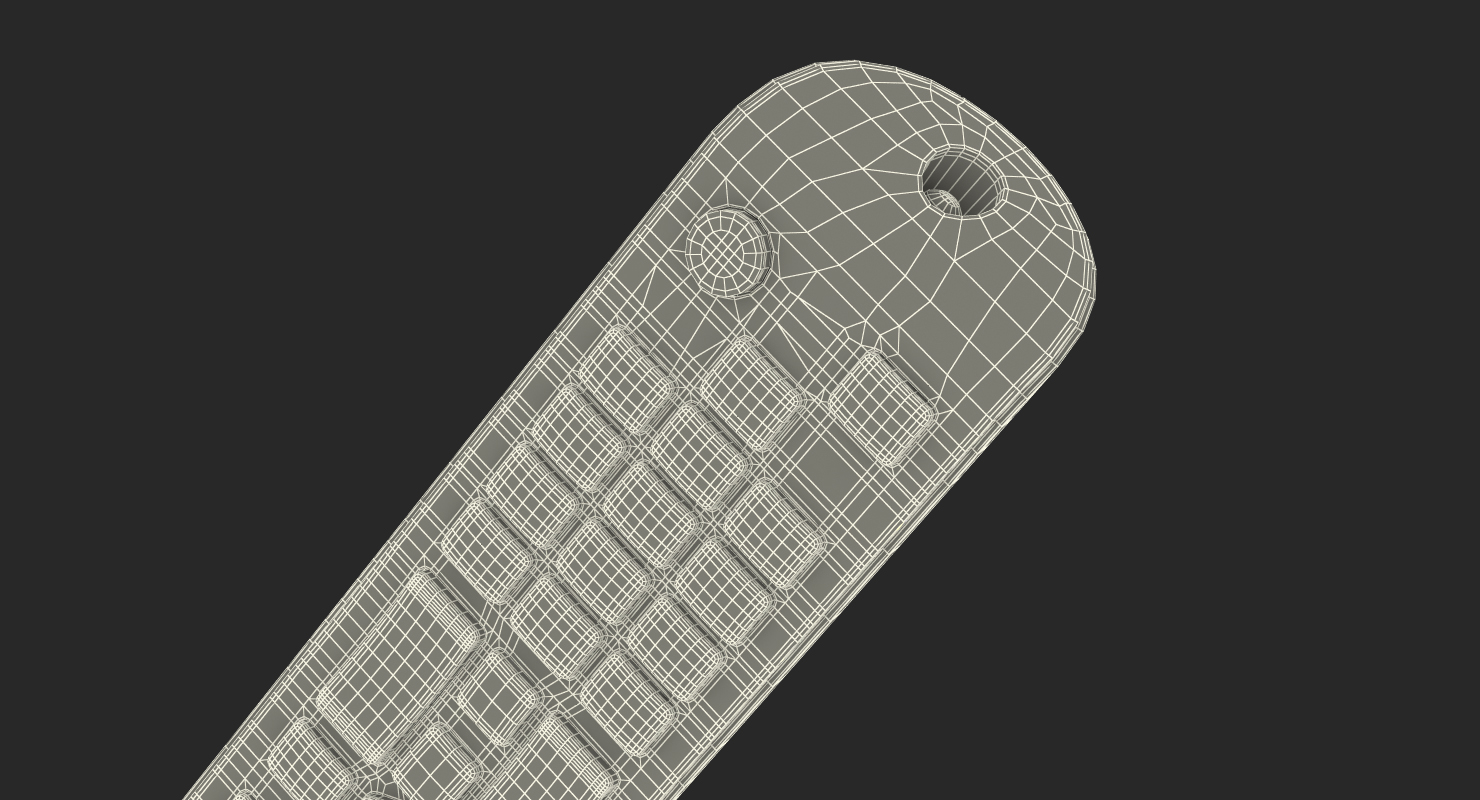 3D model Samsung TV Remote Control