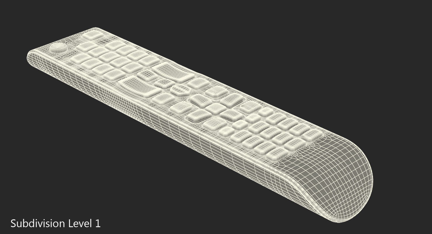 3D model Samsung TV Remote Control