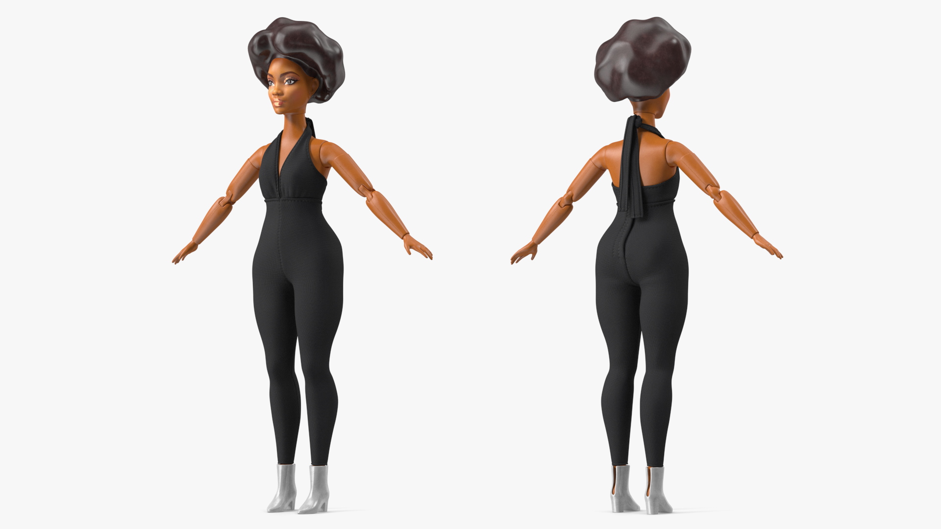 Barbie Looks Doll Dressed Elle GTD91 Rigged for Modo 3D