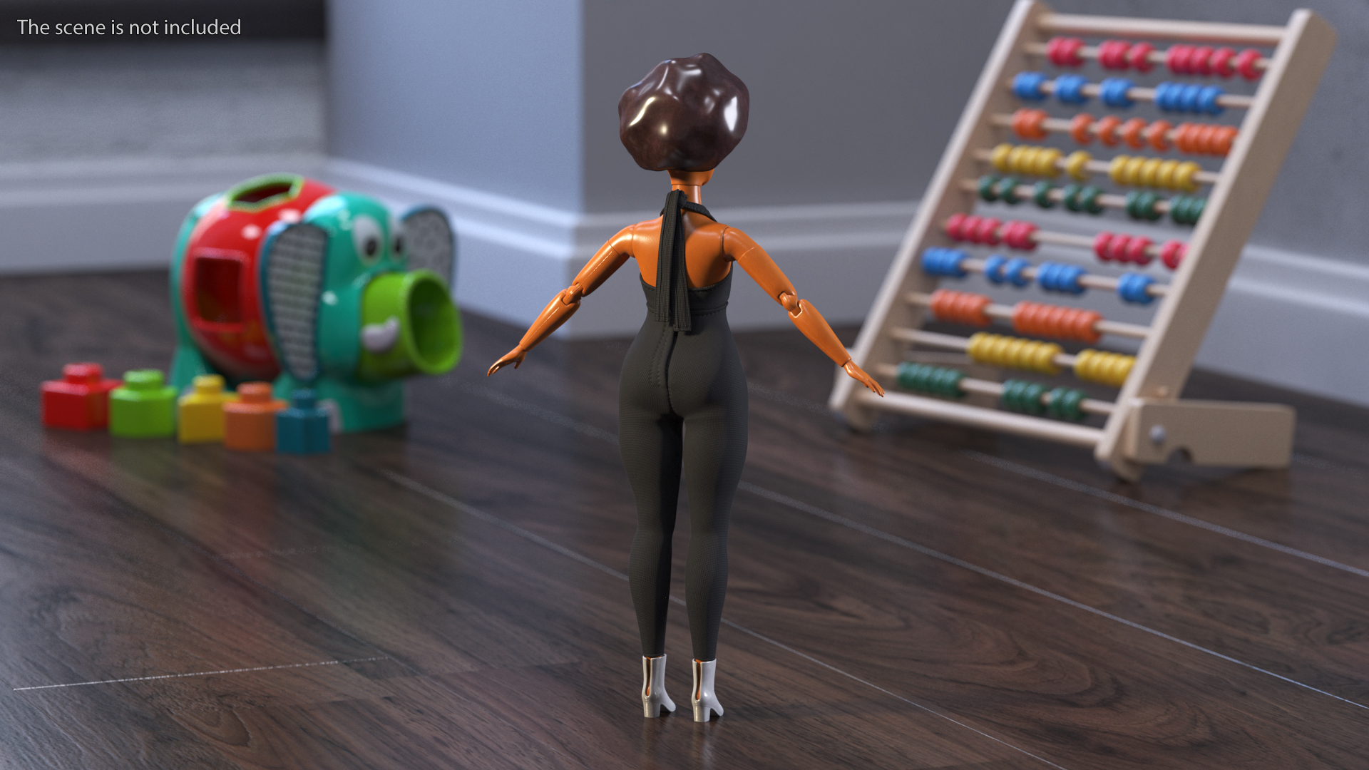 Barbie Looks Doll Dressed Elle GTD91 Rigged for Modo 3D