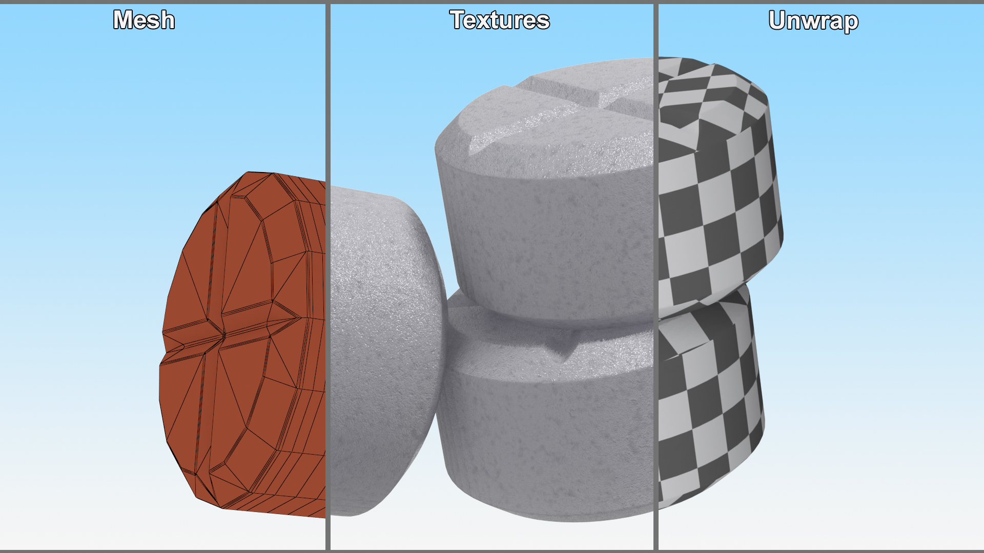 3D Pile of Pills model