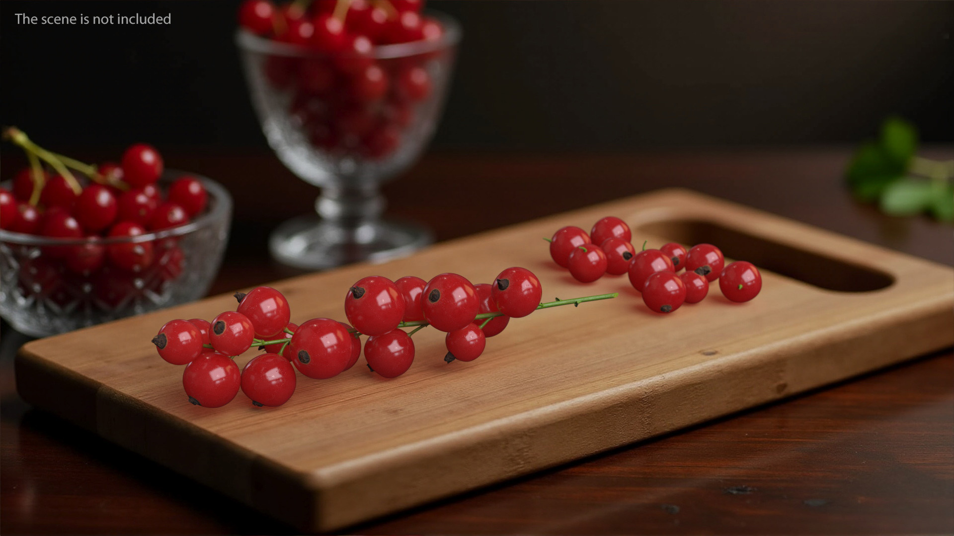 Red Currant Cluster 3D model