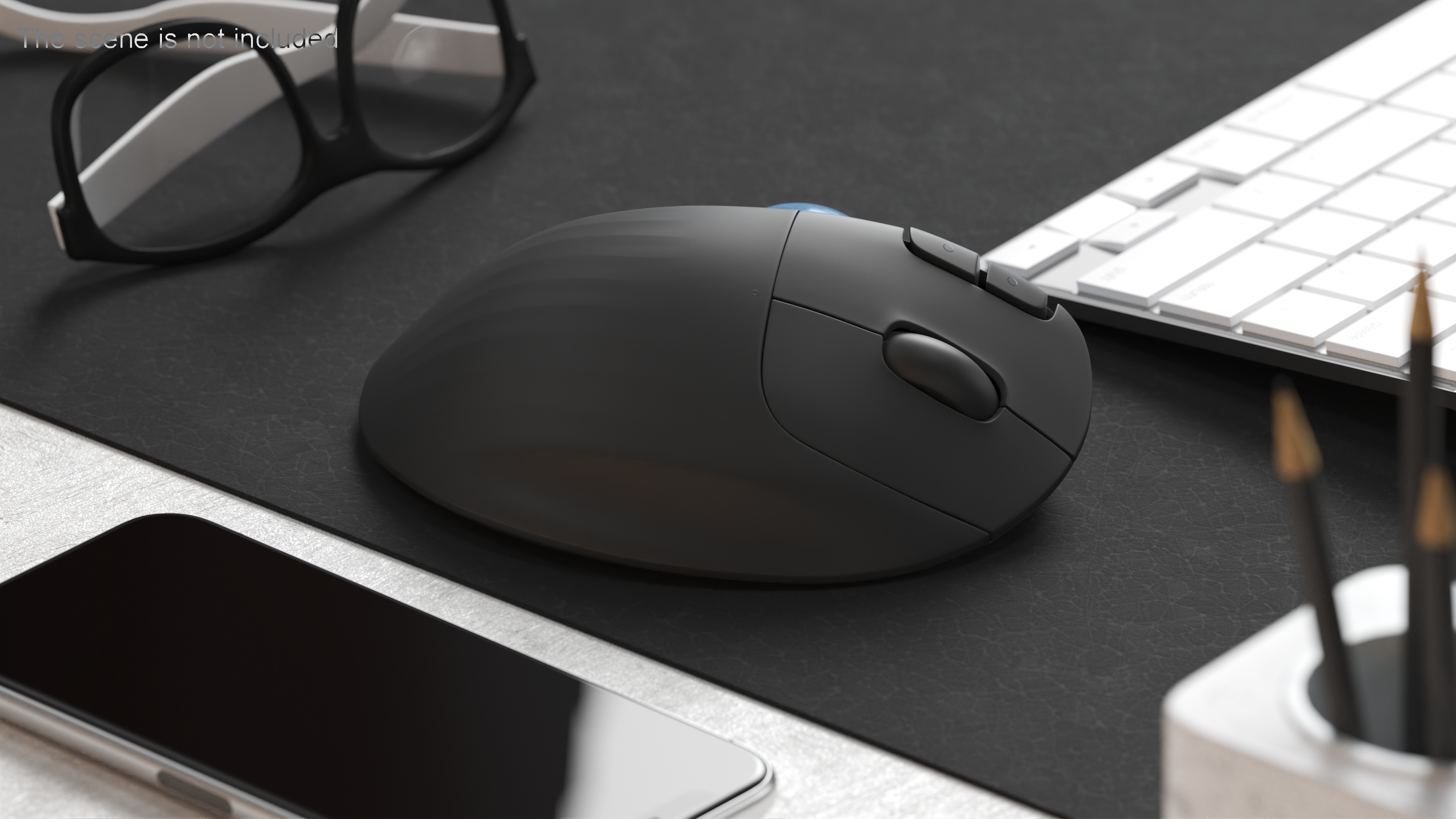 Wireless Trackball Mouse 3D model