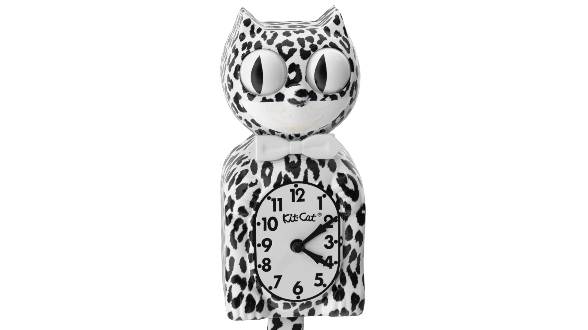 3D Snow Leopard Kit Cat Clock Rigged model