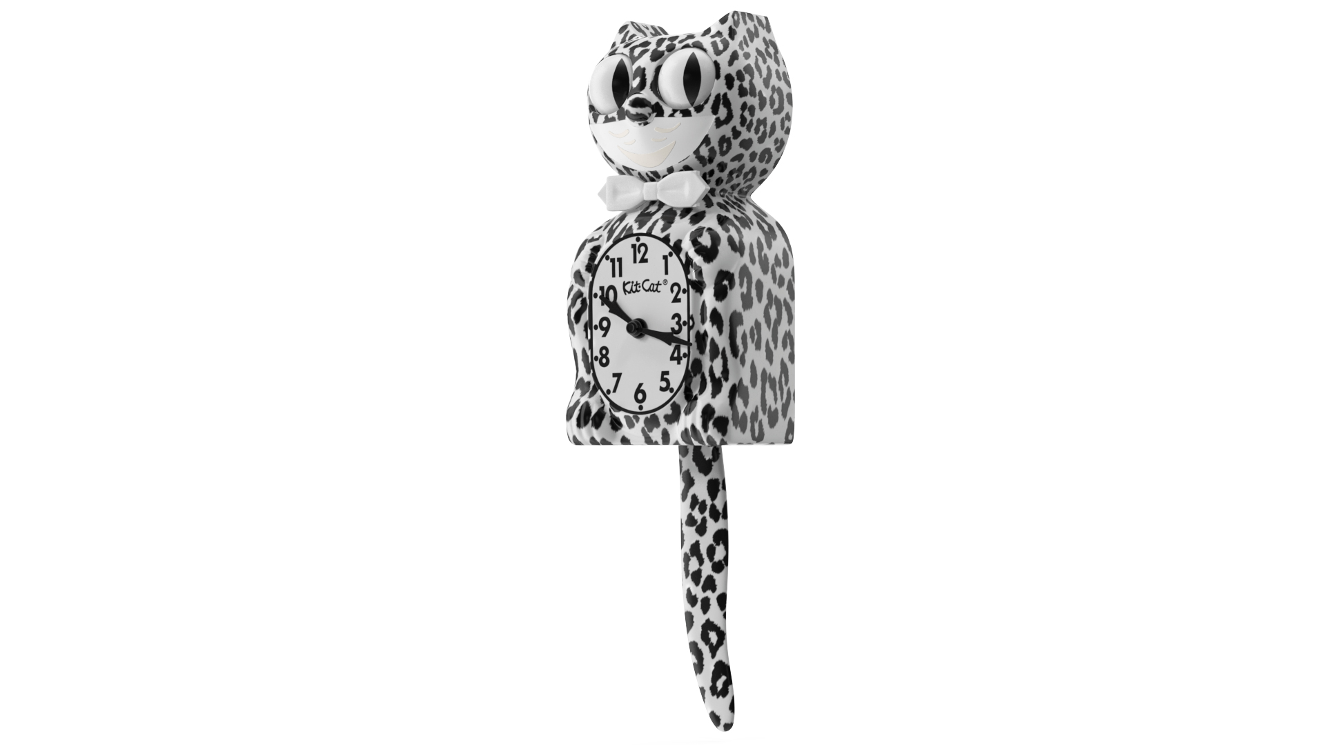 3D Snow Leopard Kit Cat Clock Rigged model