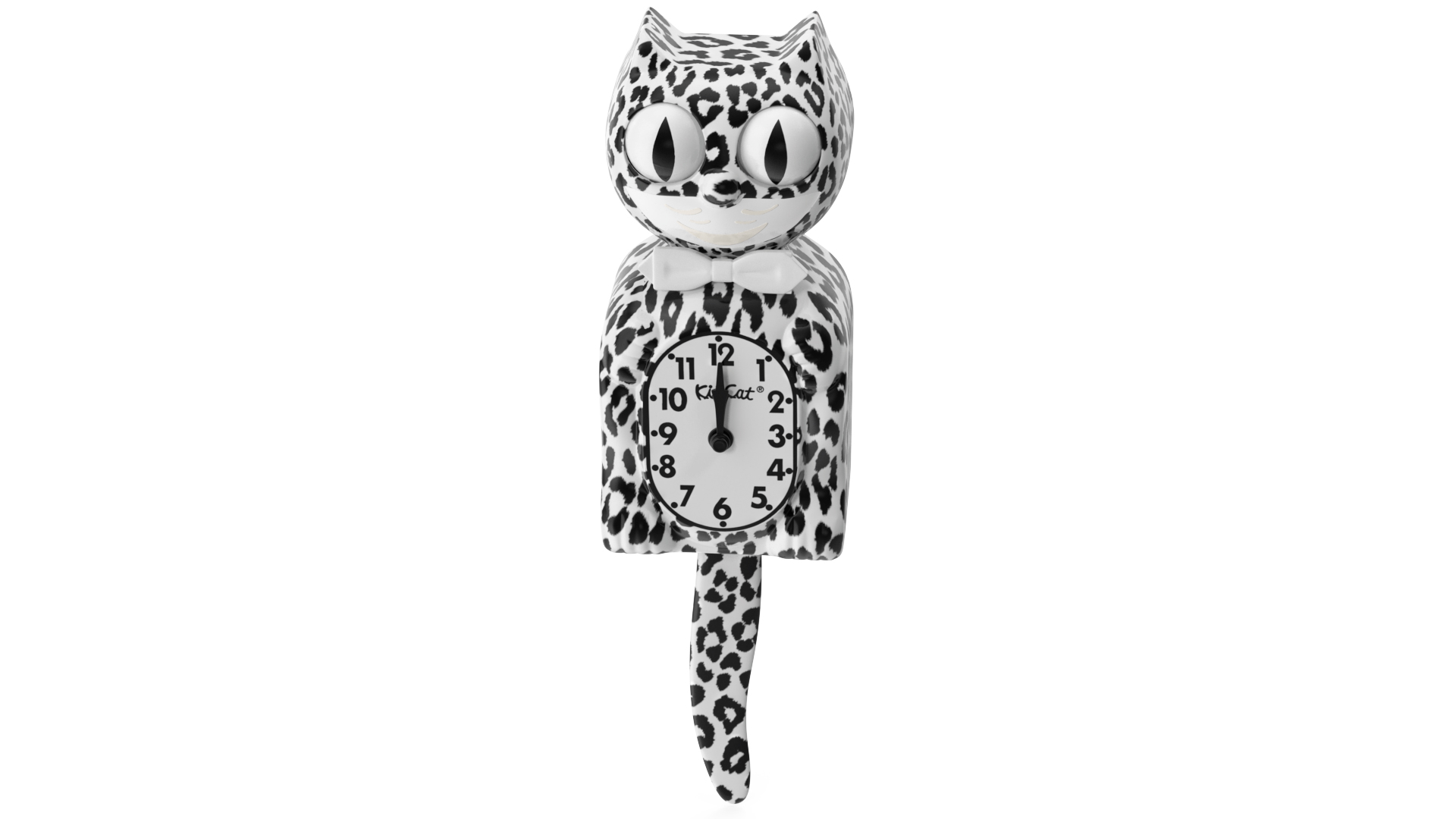 3D Snow Leopard Kit Cat Clock Rigged model