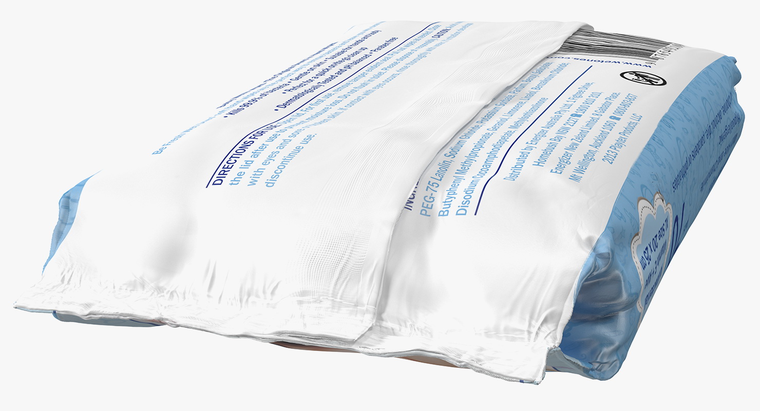 Baby Wet Wipes 3D model