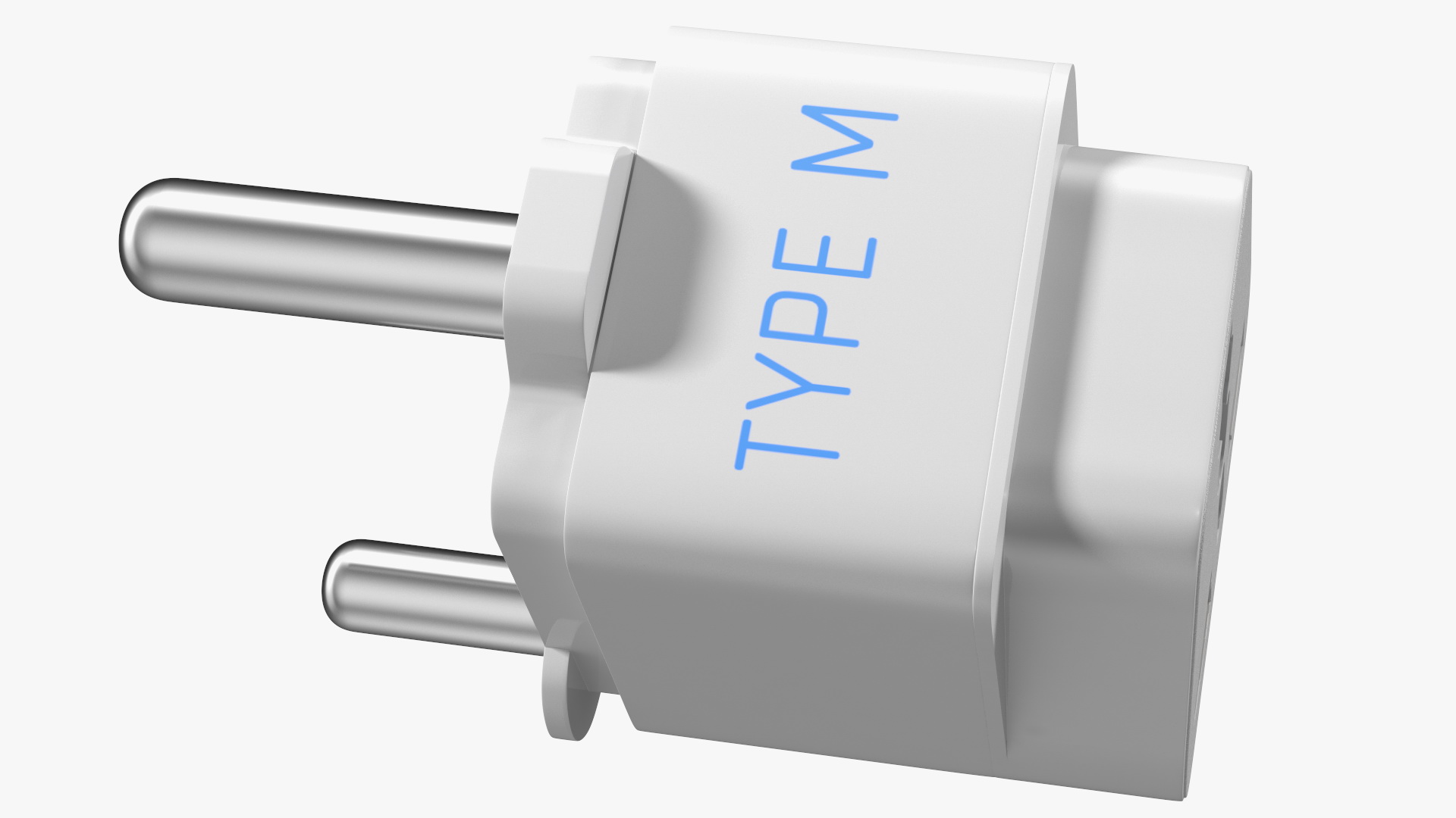 3D Type M Electrical Plug Adapter White