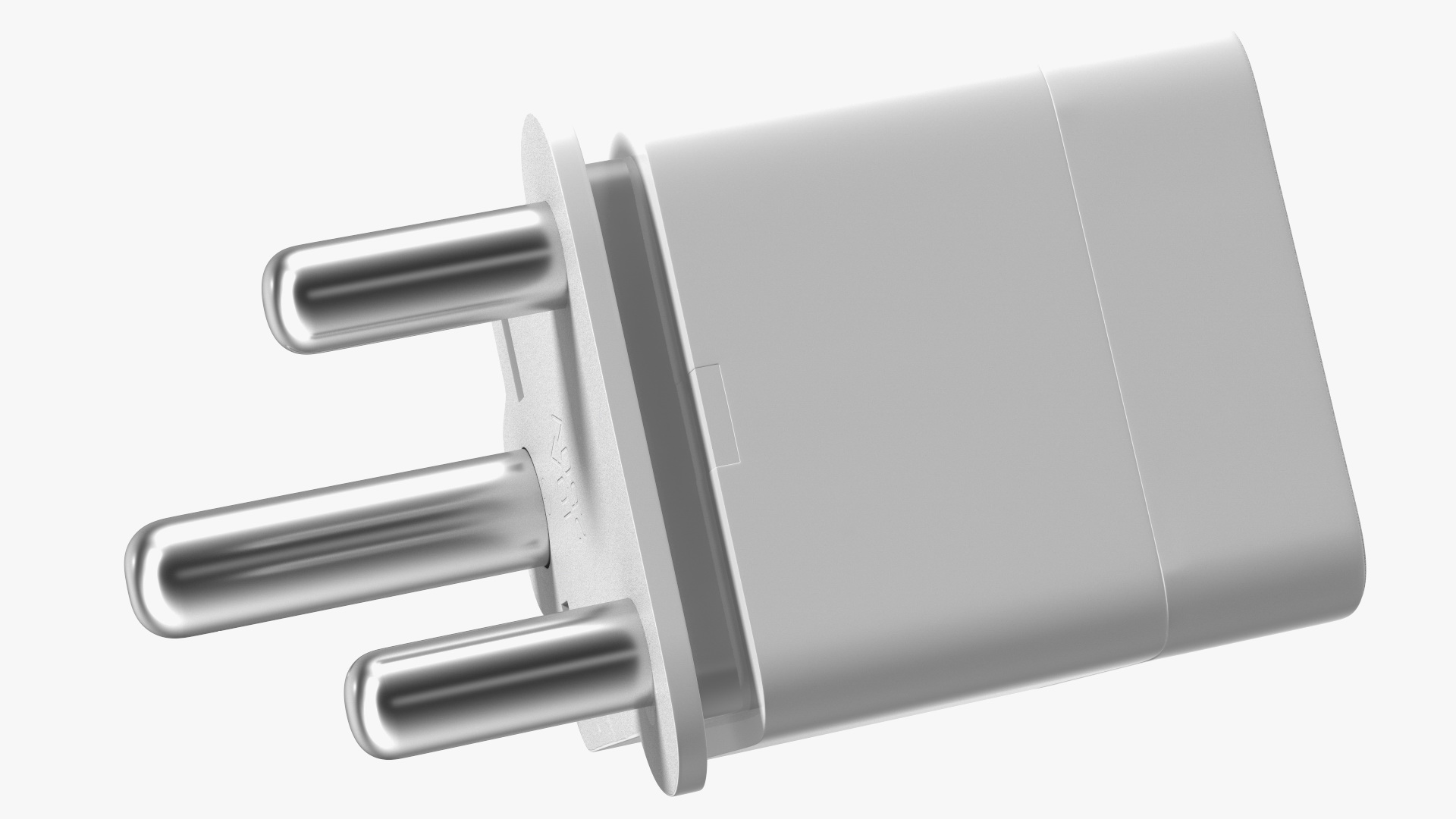 3D Type M Electrical Plug Adapter White