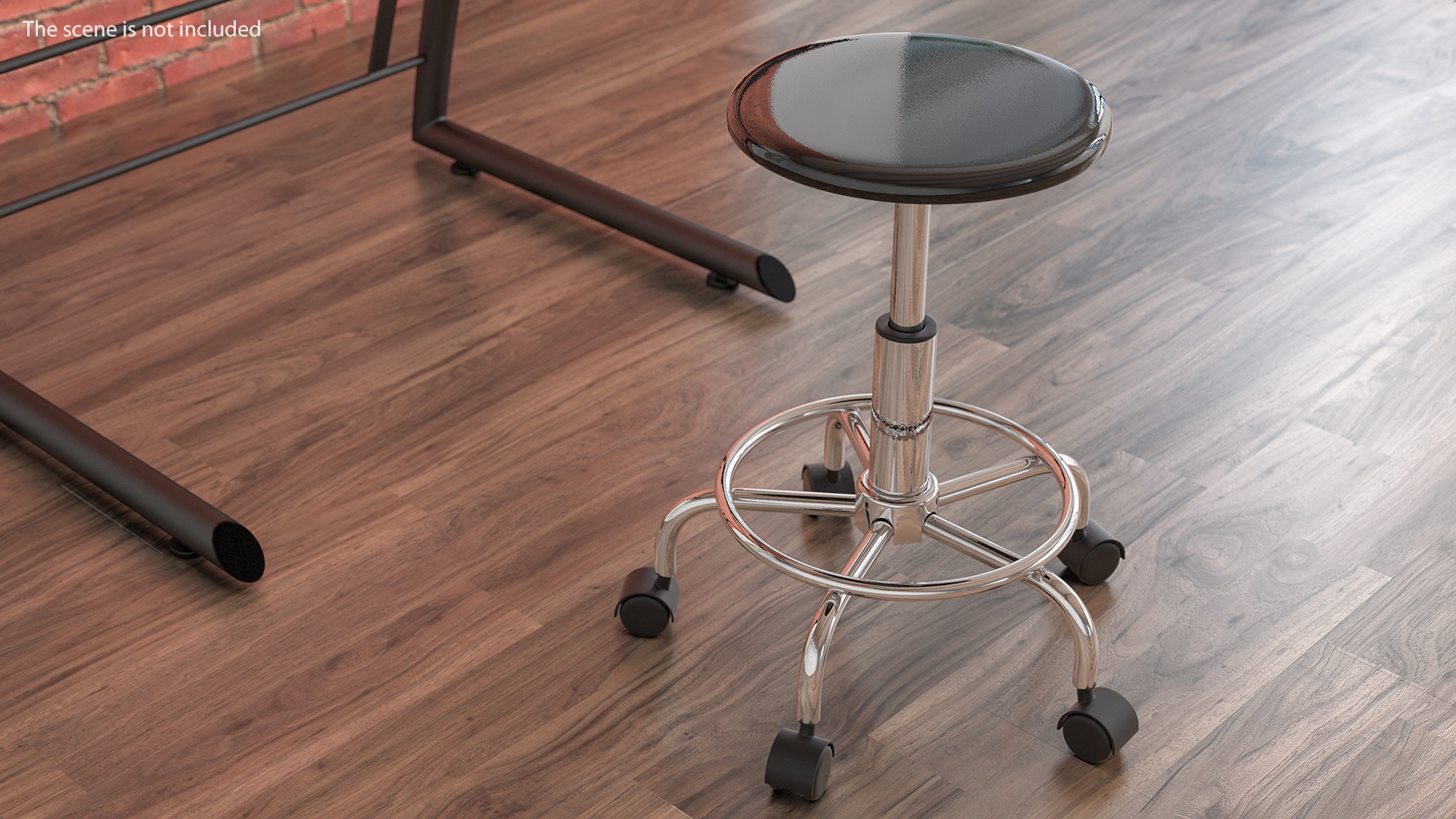 3D model Adjustable Drafting Stool