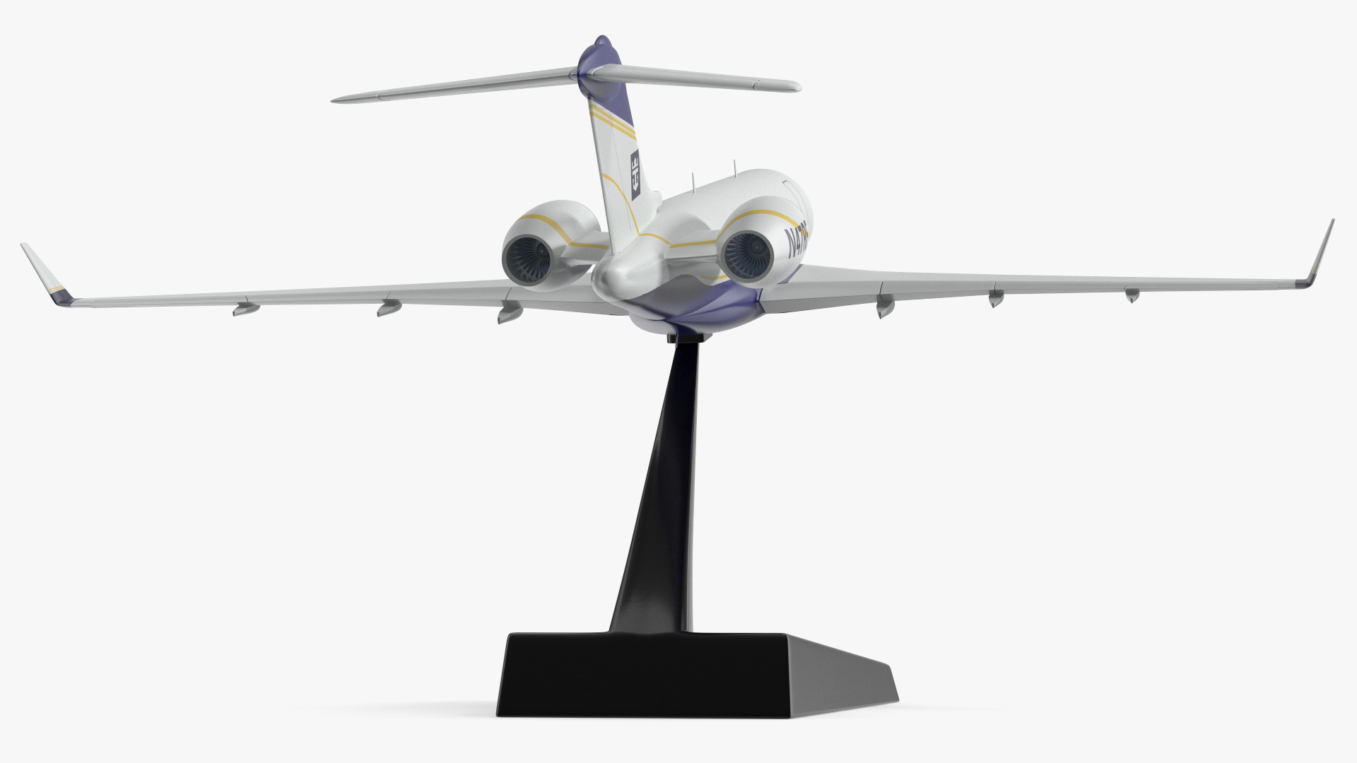 3D model Bombardier Global 6000 Scale Model with Stand