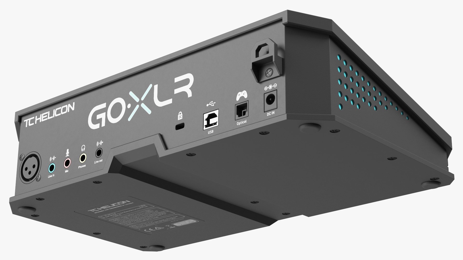 3D Online Broadcaster Platform GoXLR Lights On model