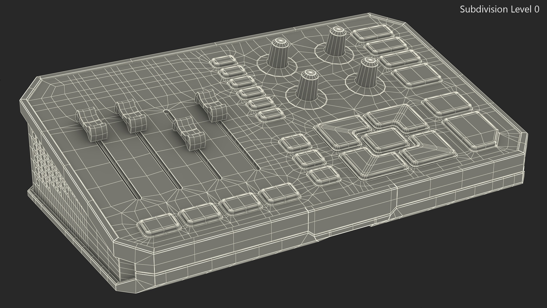 3D Online Broadcaster Platform GoXLR Lights On model