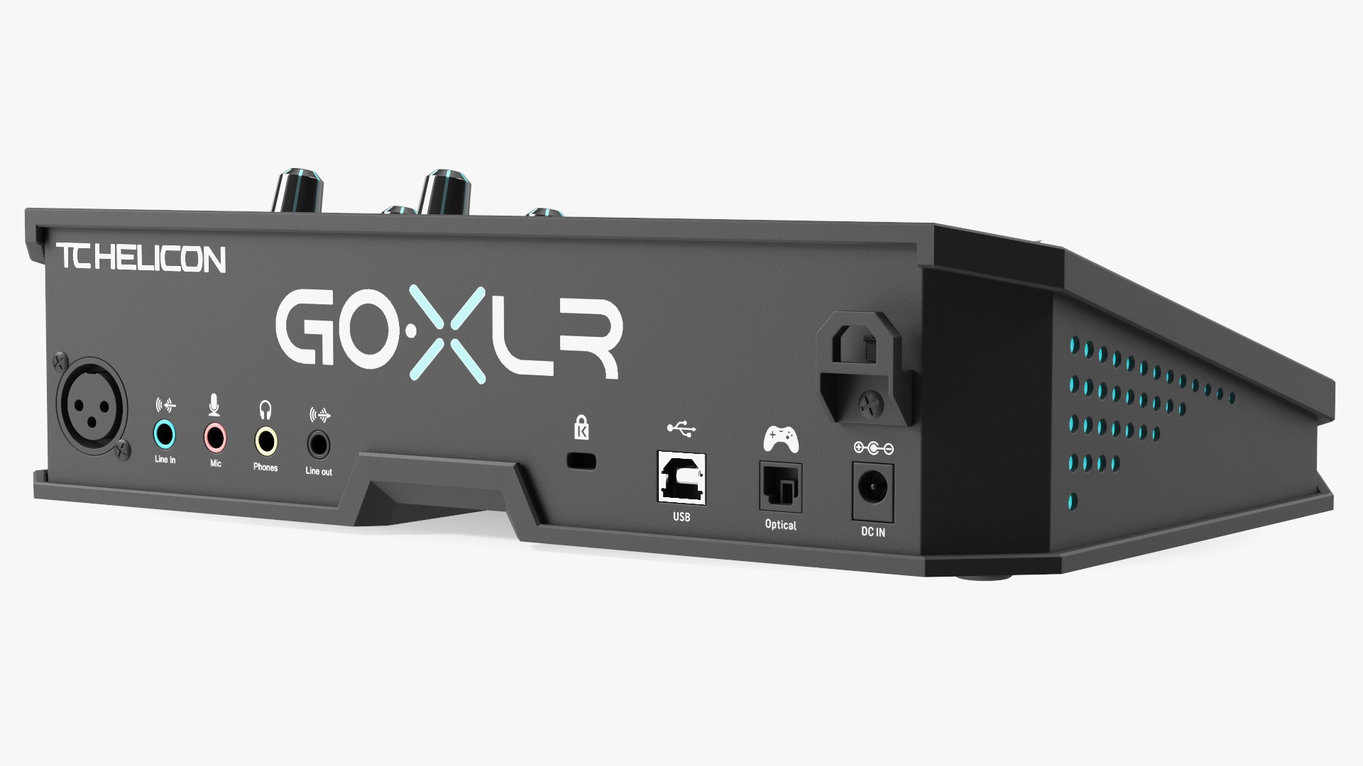 3D Online Broadcaster Platform GoXLR Lights On model