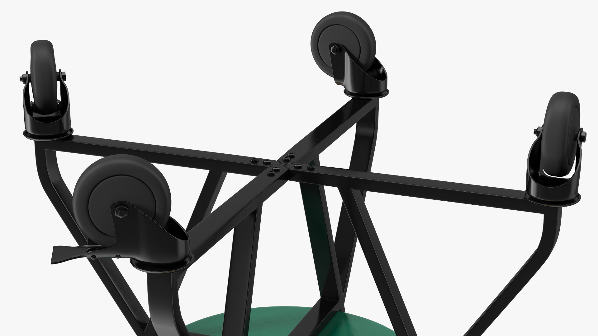 3D Big Green Egg Barbecue Grill Open model