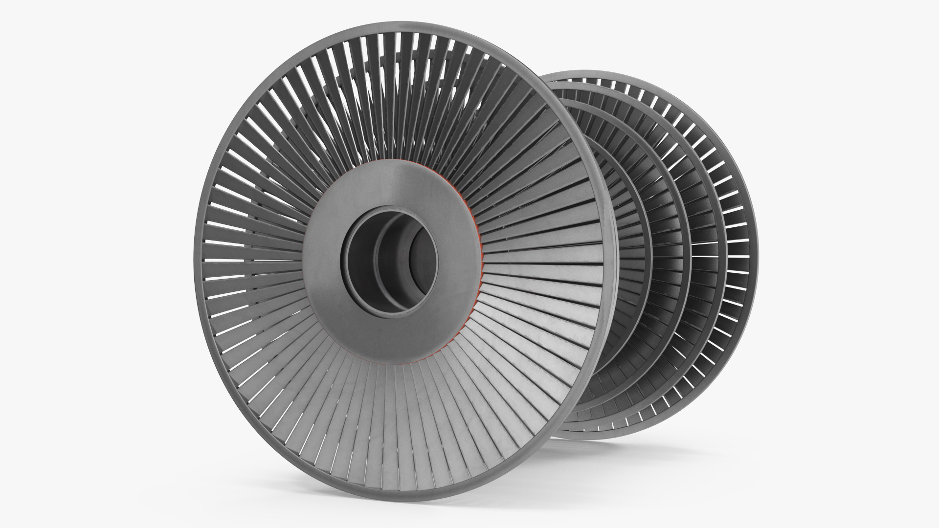 Steam Turbine Impeller 3D