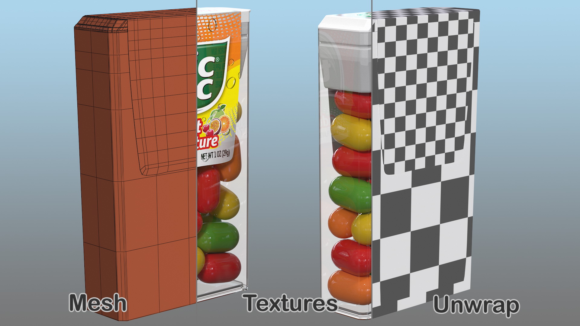 Tic Tac Fruit Adventure Mints 3D model