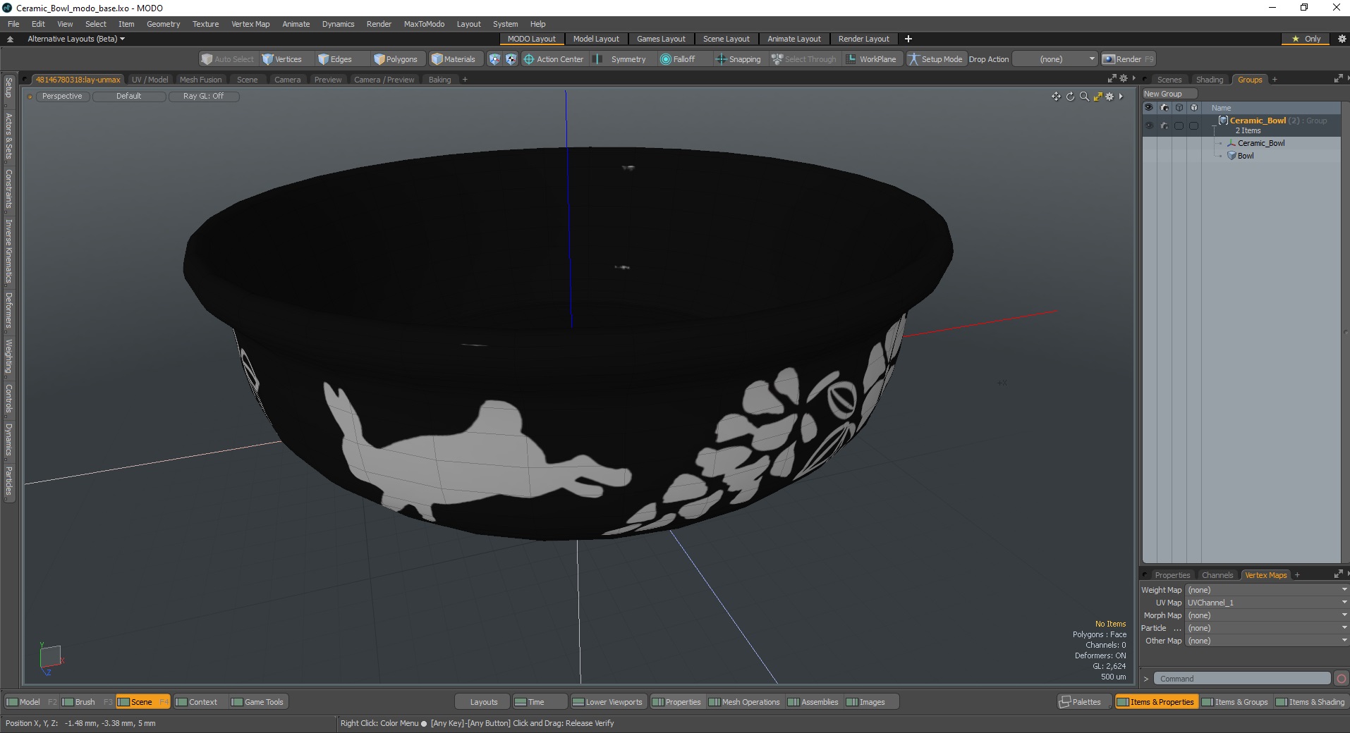 Ceramic Bowl 3D