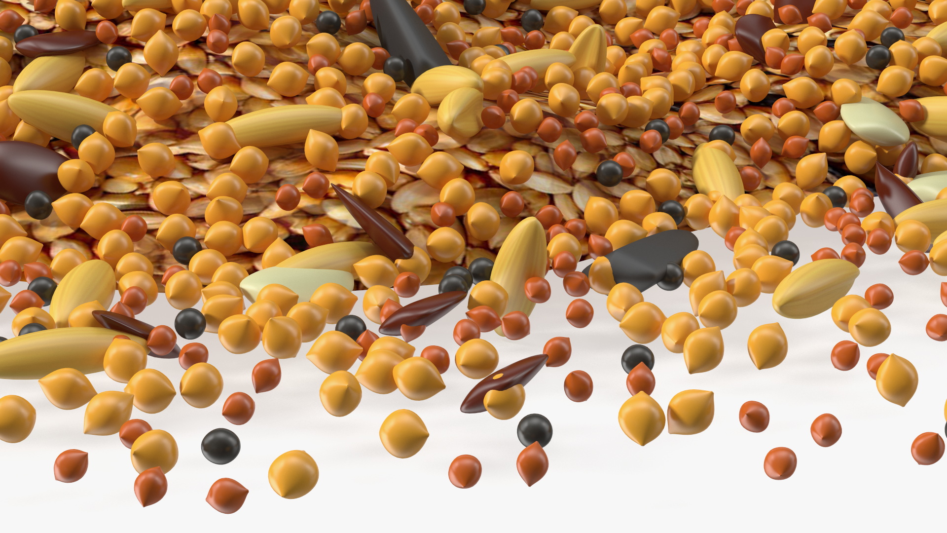 3D model Mixed Bird Seed