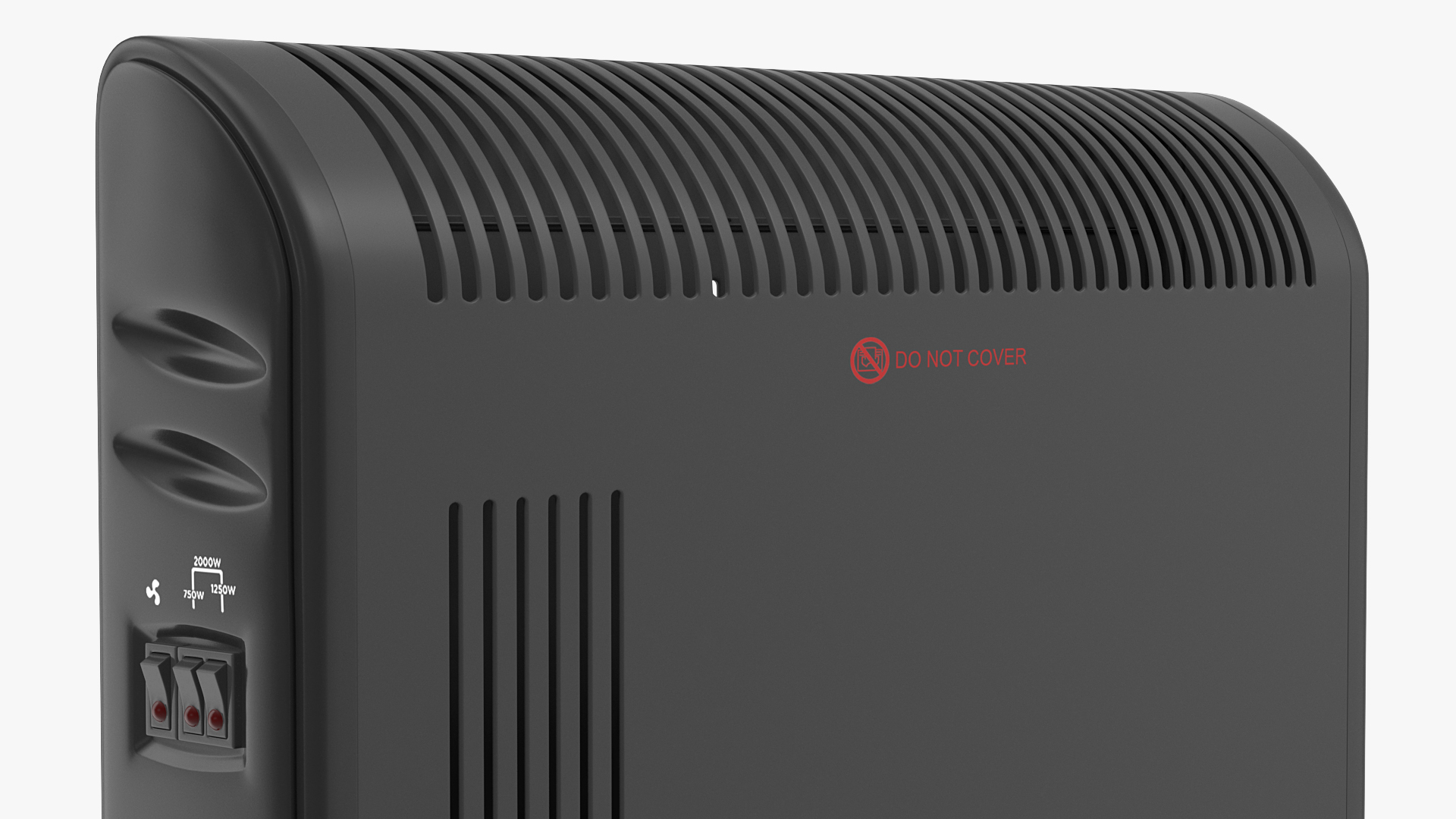 Convector Heater with Thermostat 3D