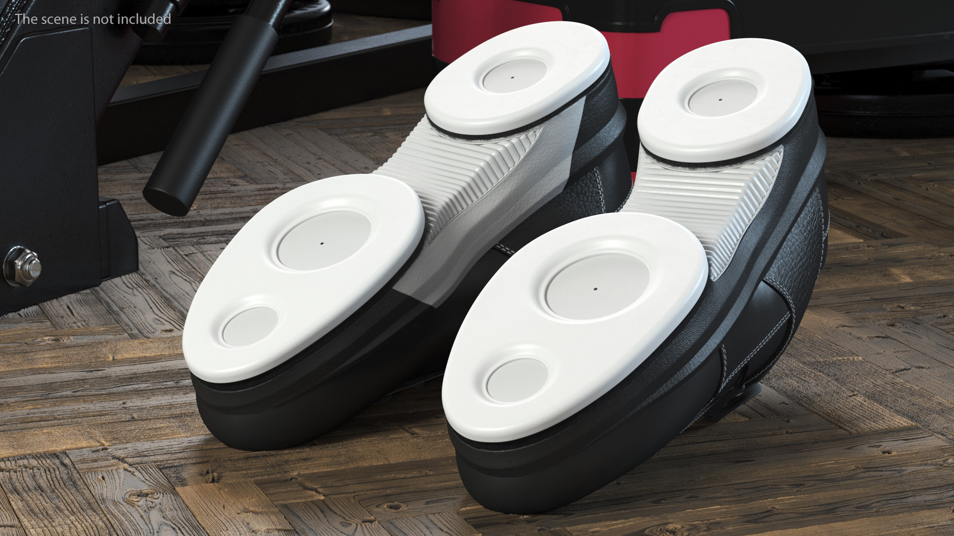 Curling Shoes Fur 3D
