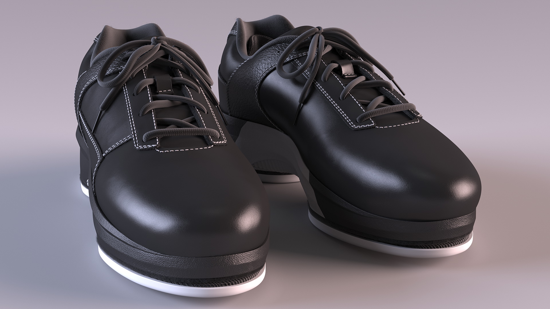 Curling Shoes Fur 3D