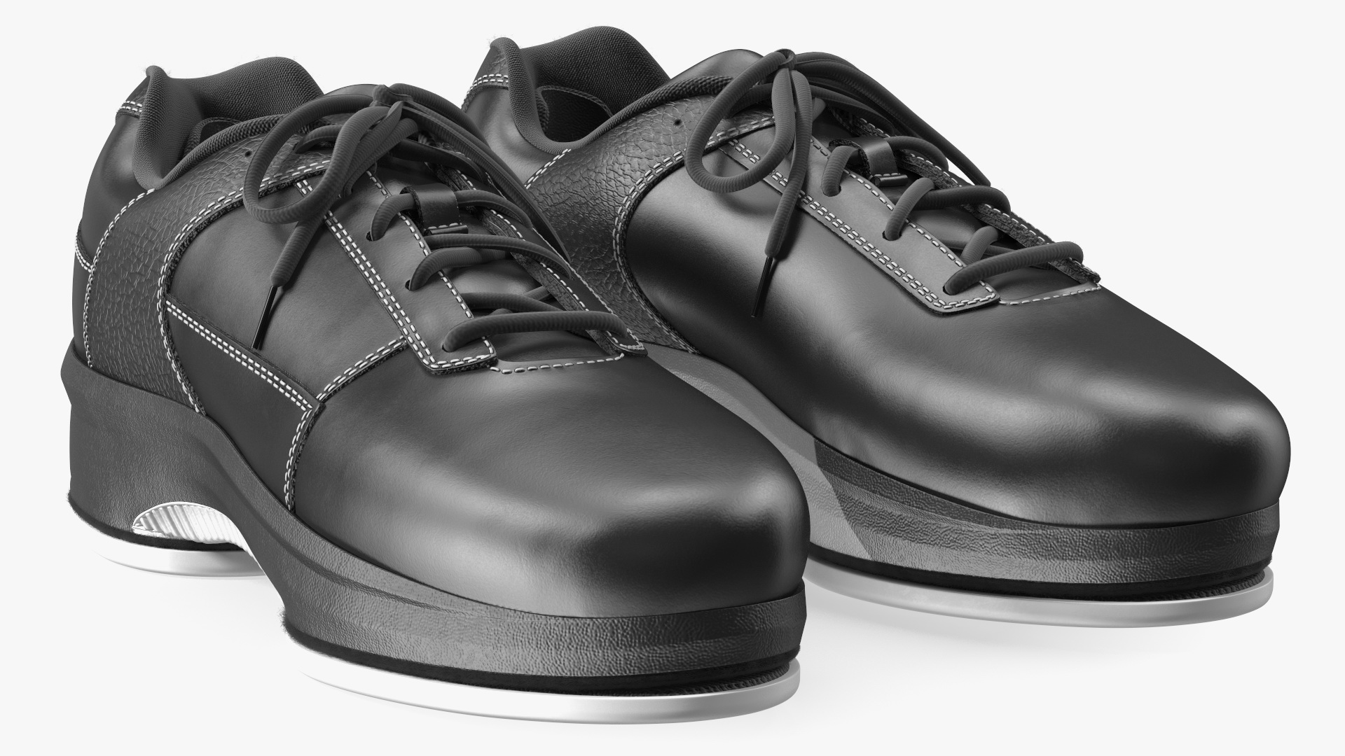 Curling Shoes Fur 3D