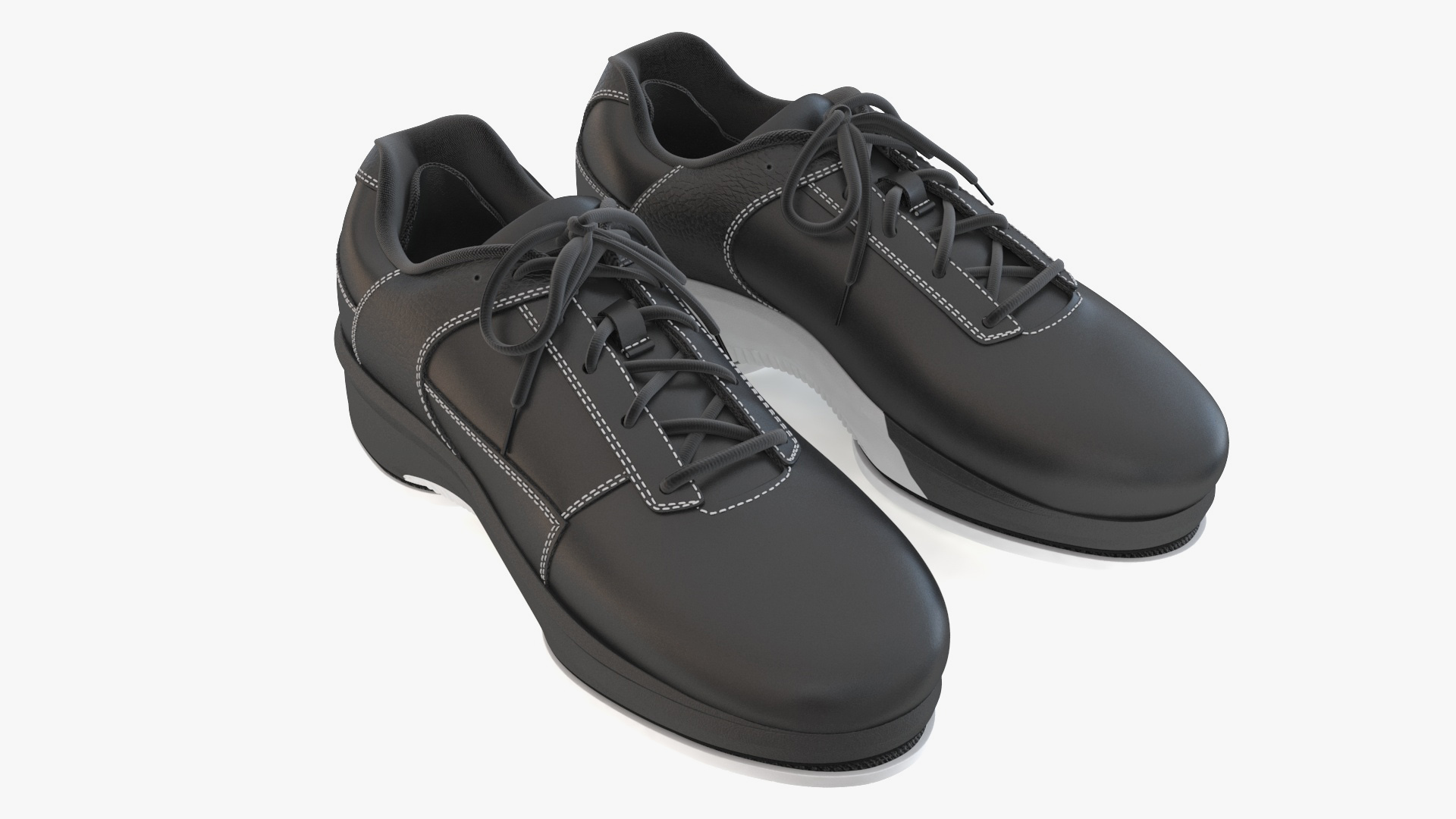 Curling Shoes Fur 3D