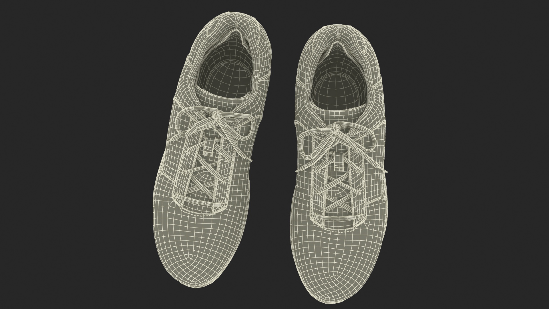 Curling Shoes Fur 3D