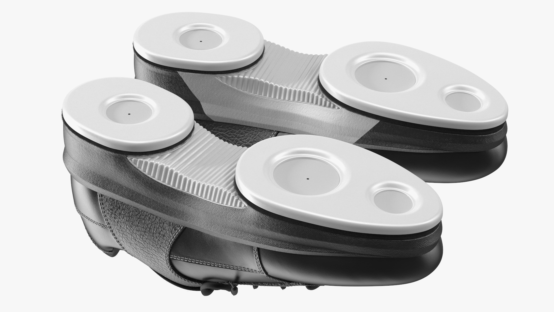 Curling Shoes Fur 3D