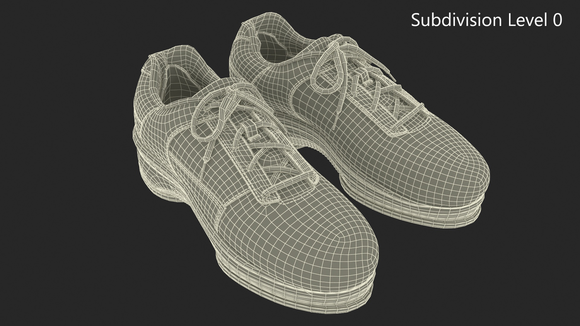 Curling Shoes Fur 3D