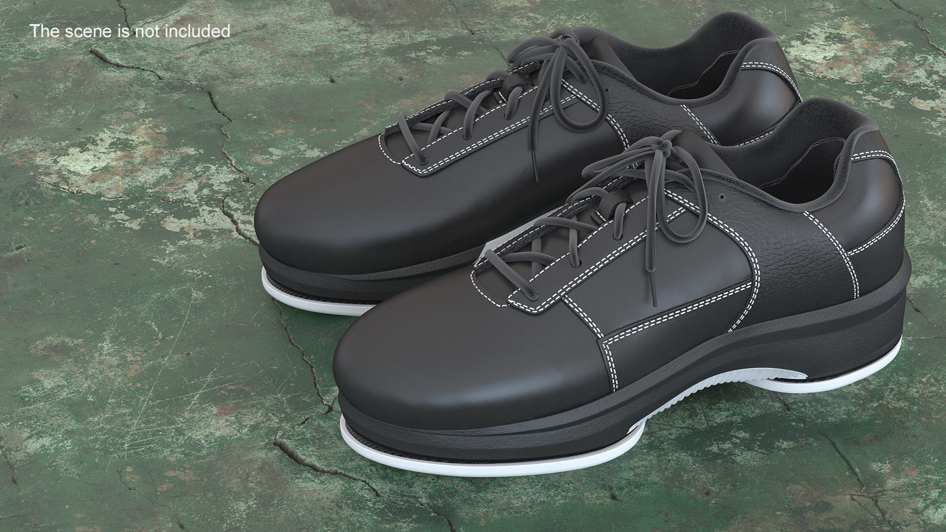 Curling Shoes Fur 3D