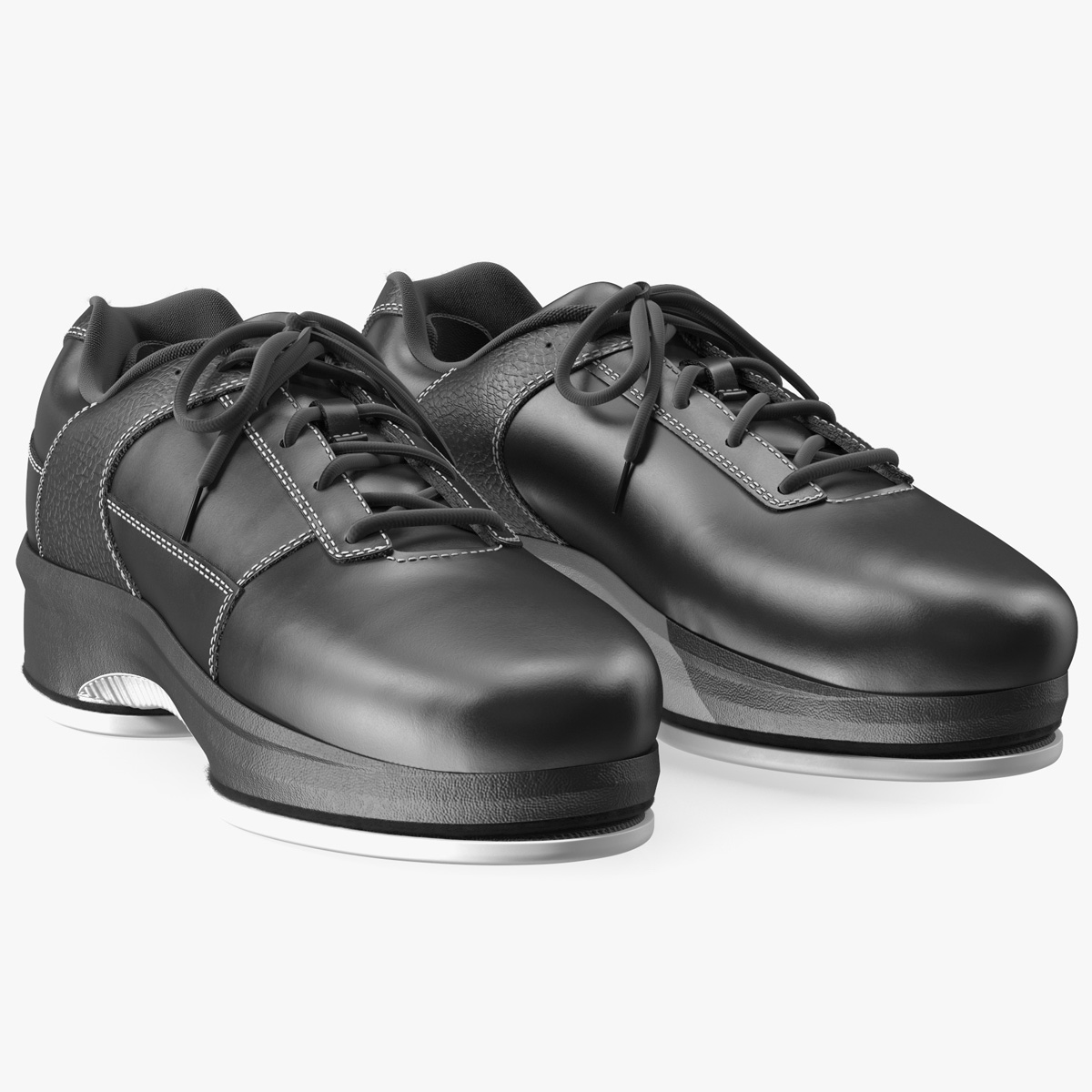 Curling Shoes Fur 3D