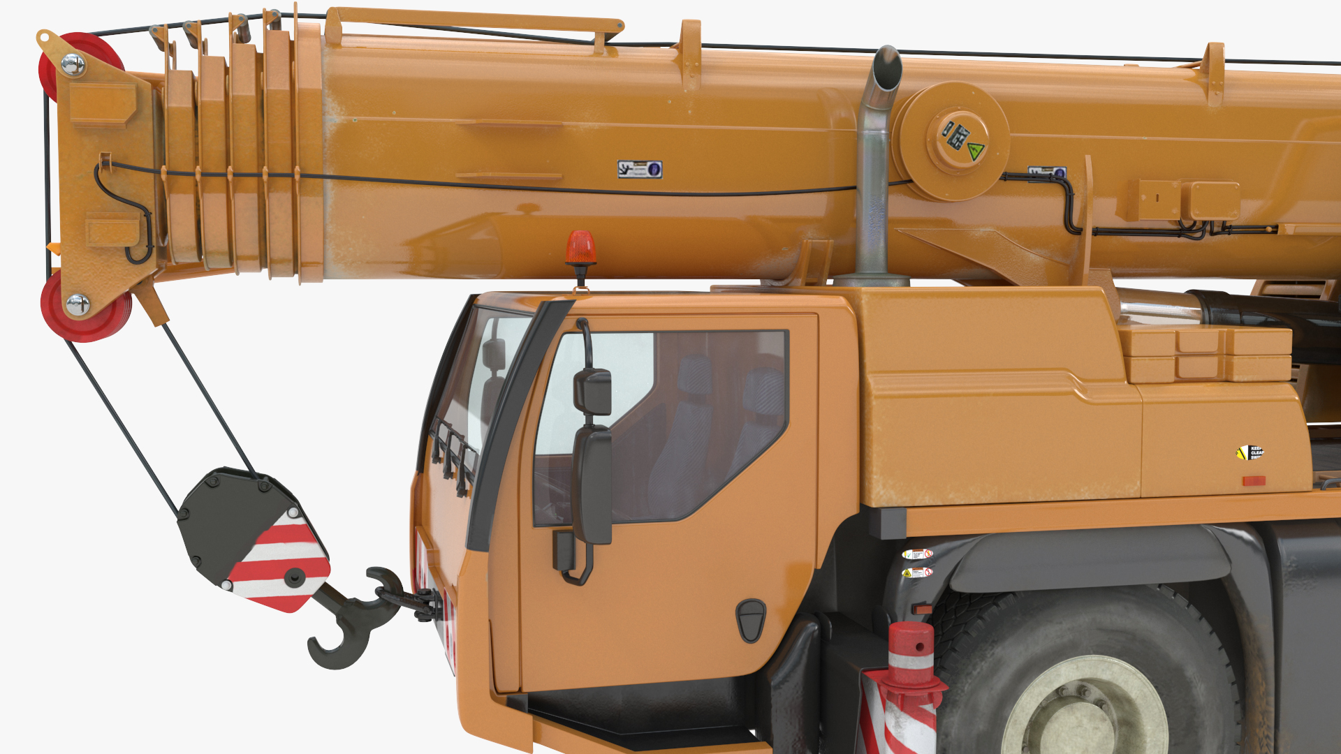 Mobile Telescopic Crane Truck 3D model