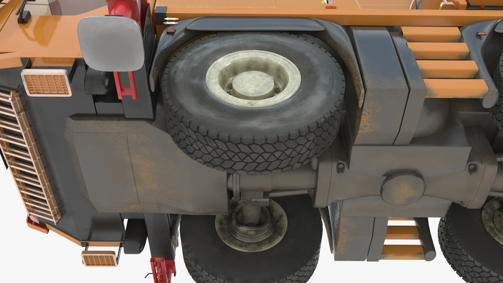Mobile Telescopic Crane Truck 3D model