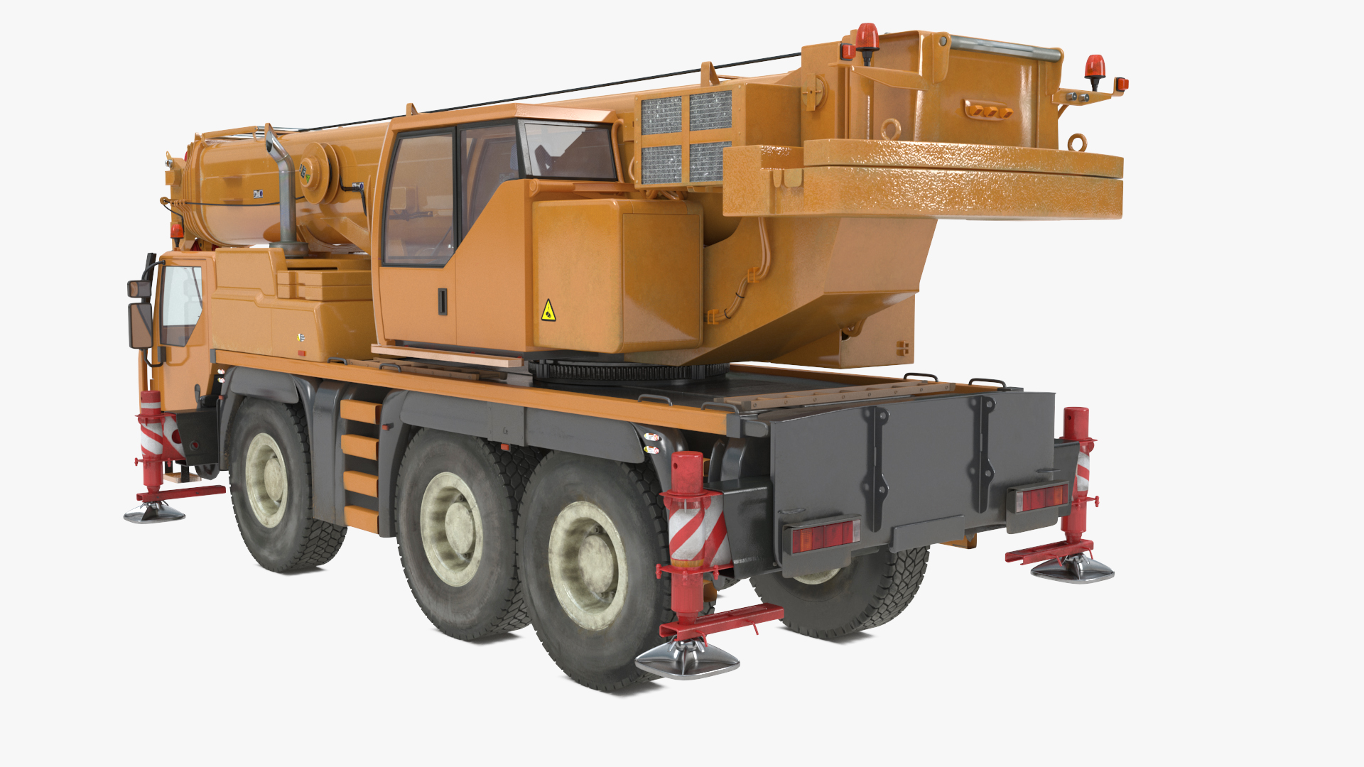 Mobile Telescopic Crane Truck 3D model