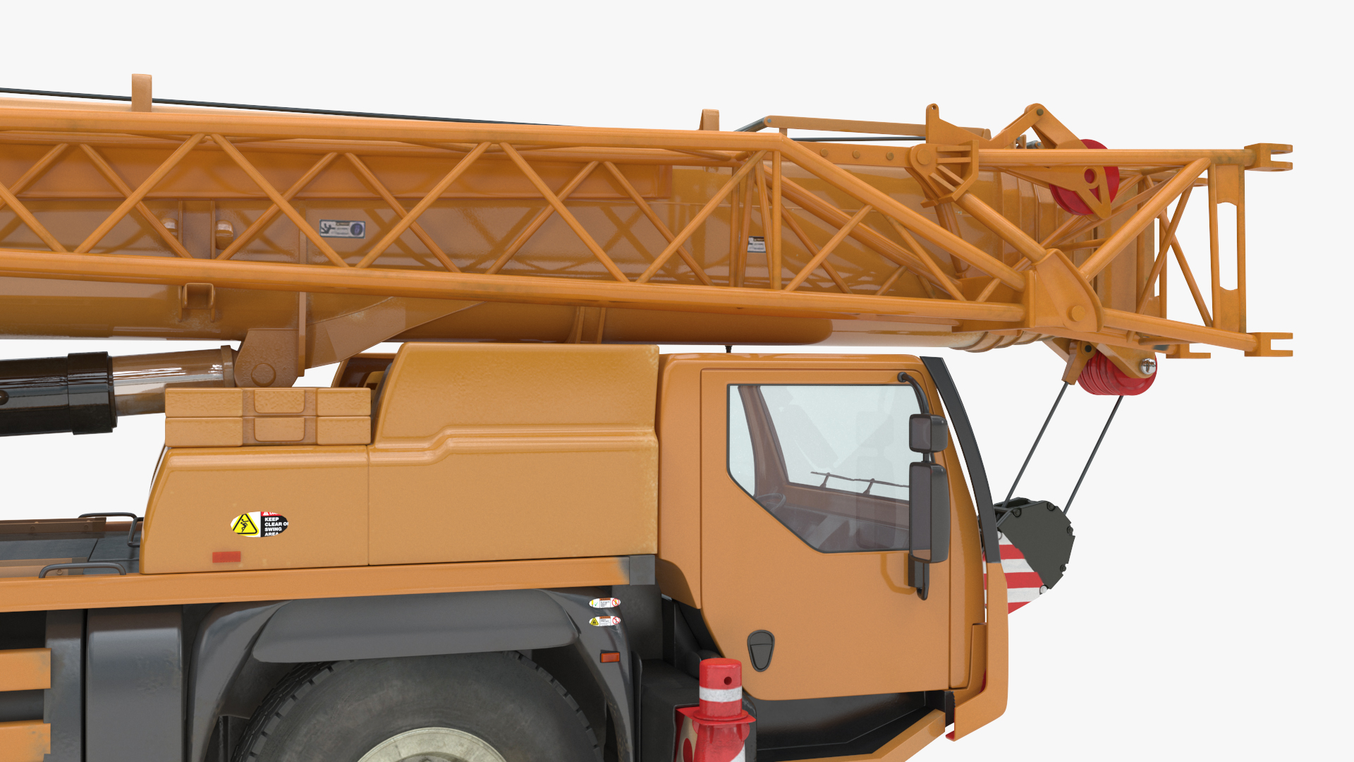 Mobile Telescopic Crane Truck 3D model