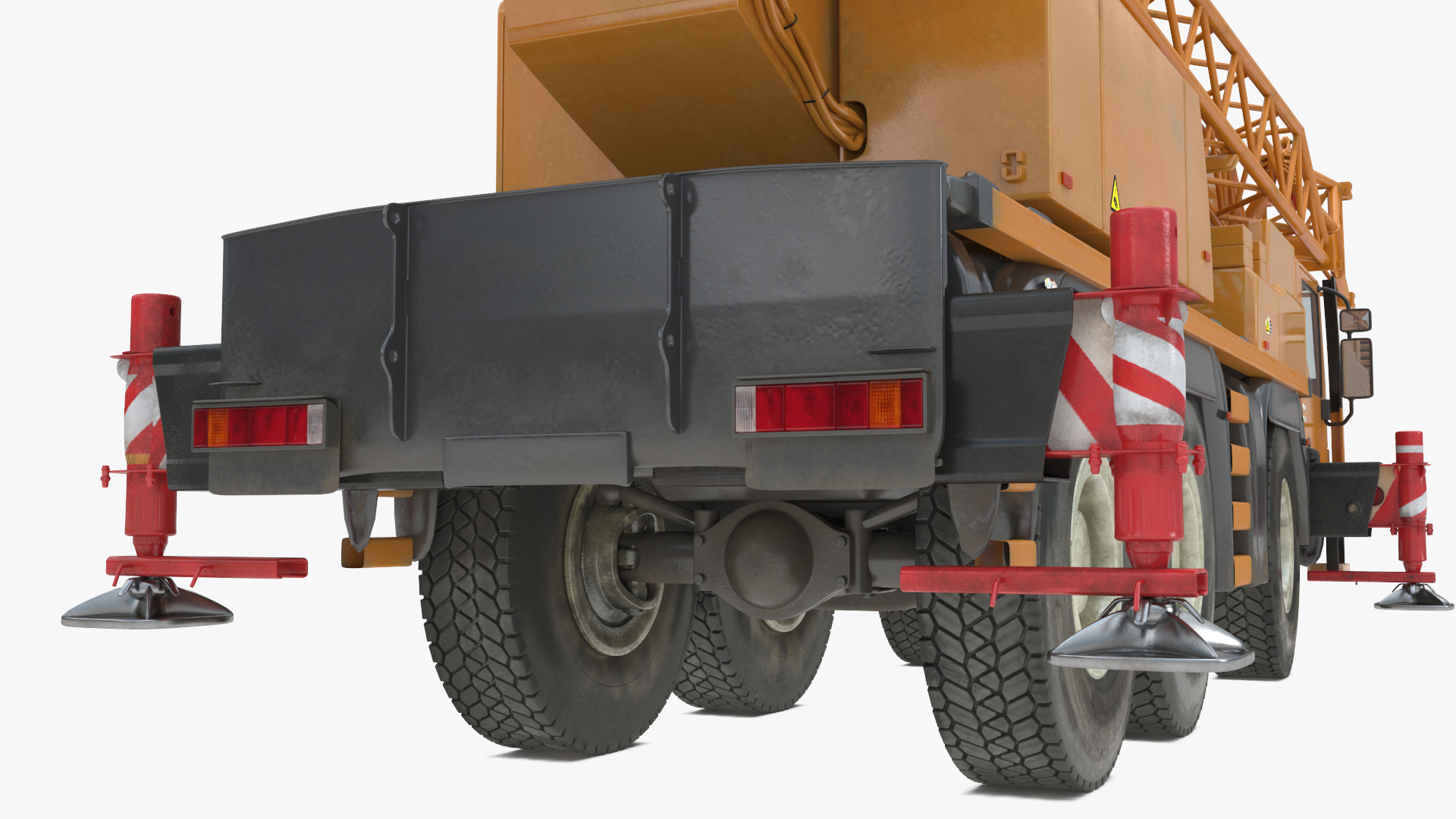 Mobile Telescopic Crane Truck 3D model