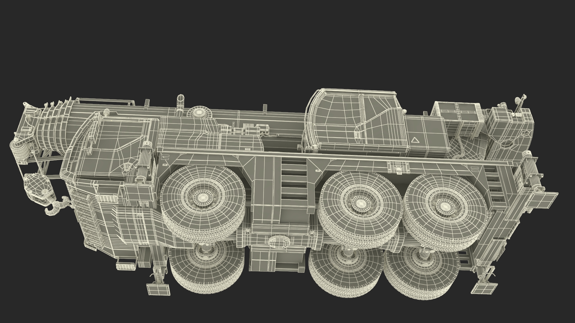 Mobile Telescopic Crane Truck 3D model