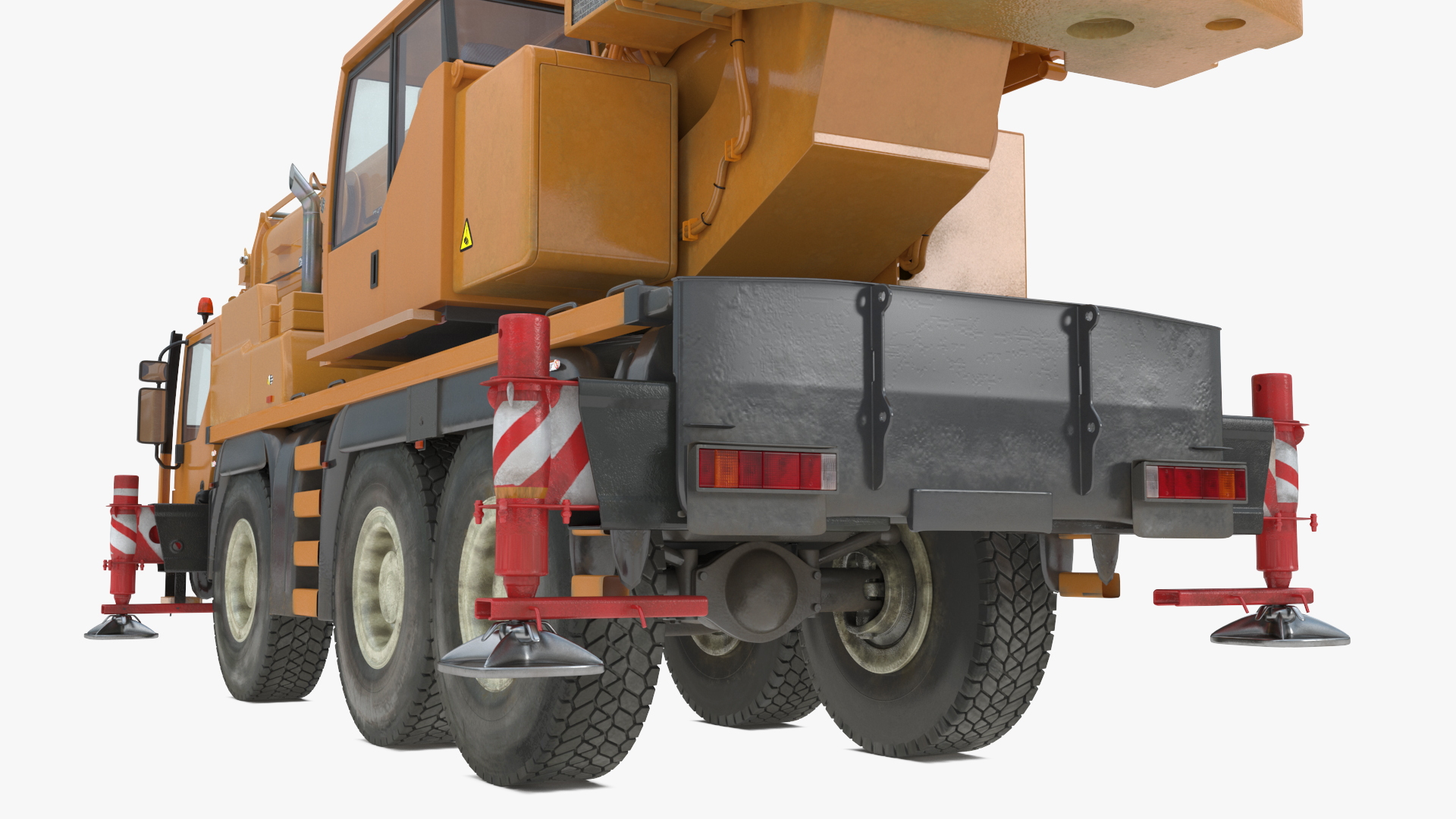 Mobile Telescopic Crane Truck 3D model