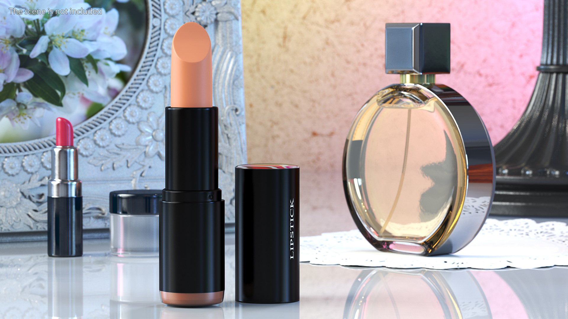 3D Brown Color Round Lipstick