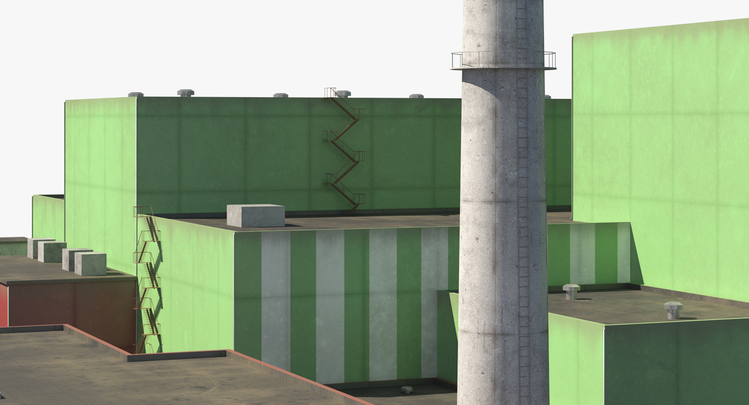 3D Nuclear Power Station