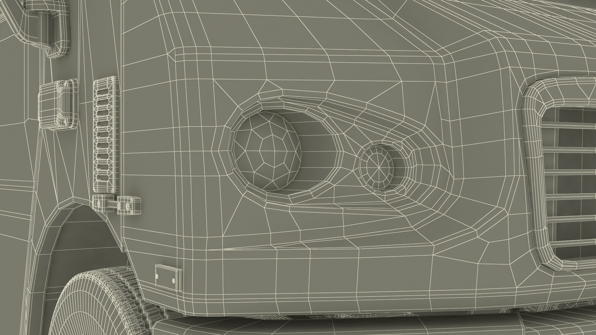 NYPD Mobile Command Center Lights On Simple Interior 3D