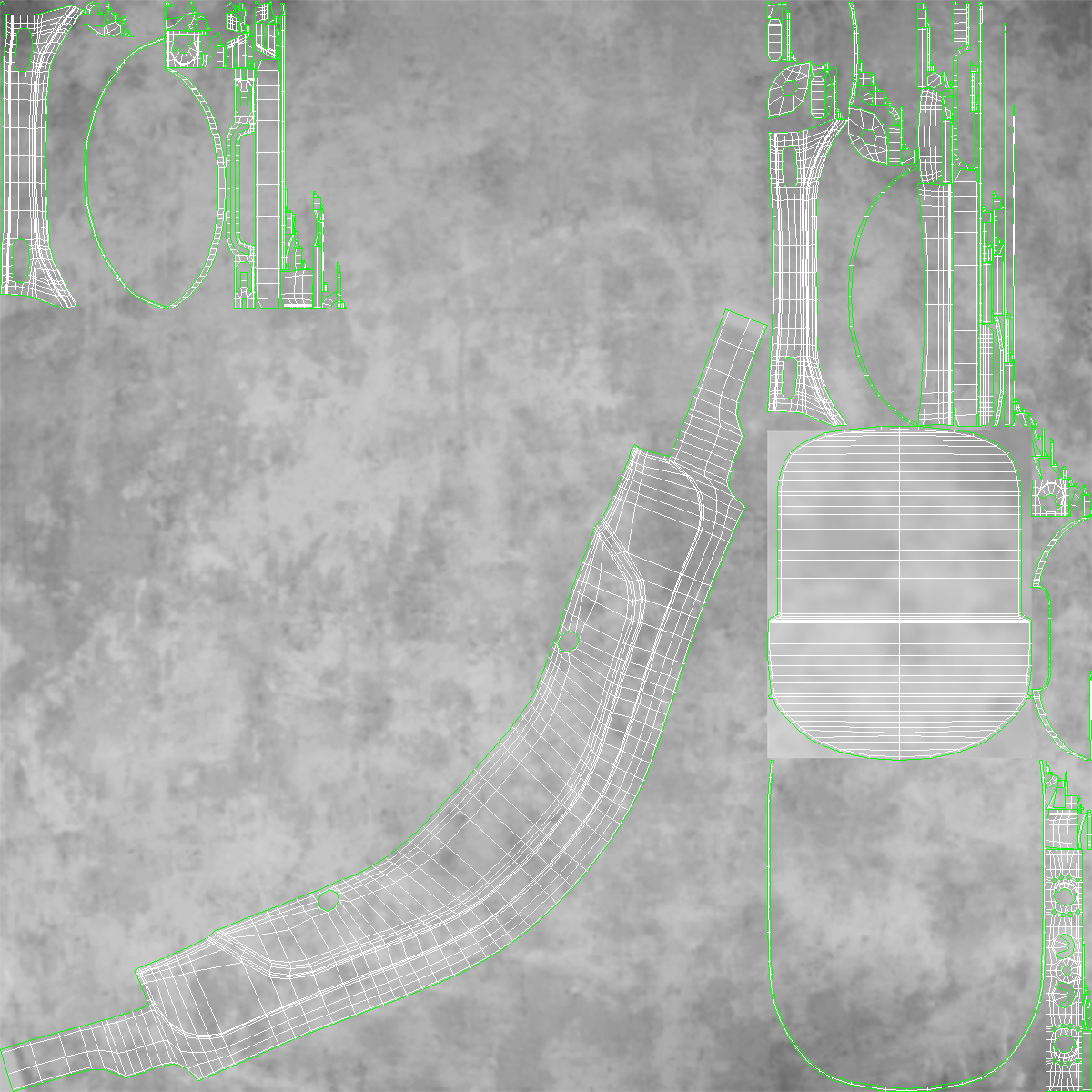 Self-Driving Robot Delivery Rigged 3D model